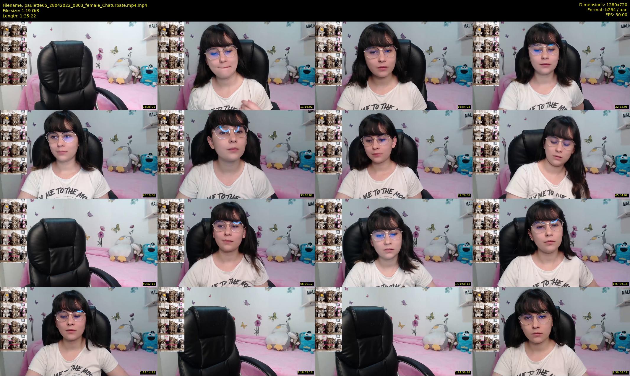 paulette65 — 96 minute Chaturbate female cam show recording, 720p, Apr 28, 2022