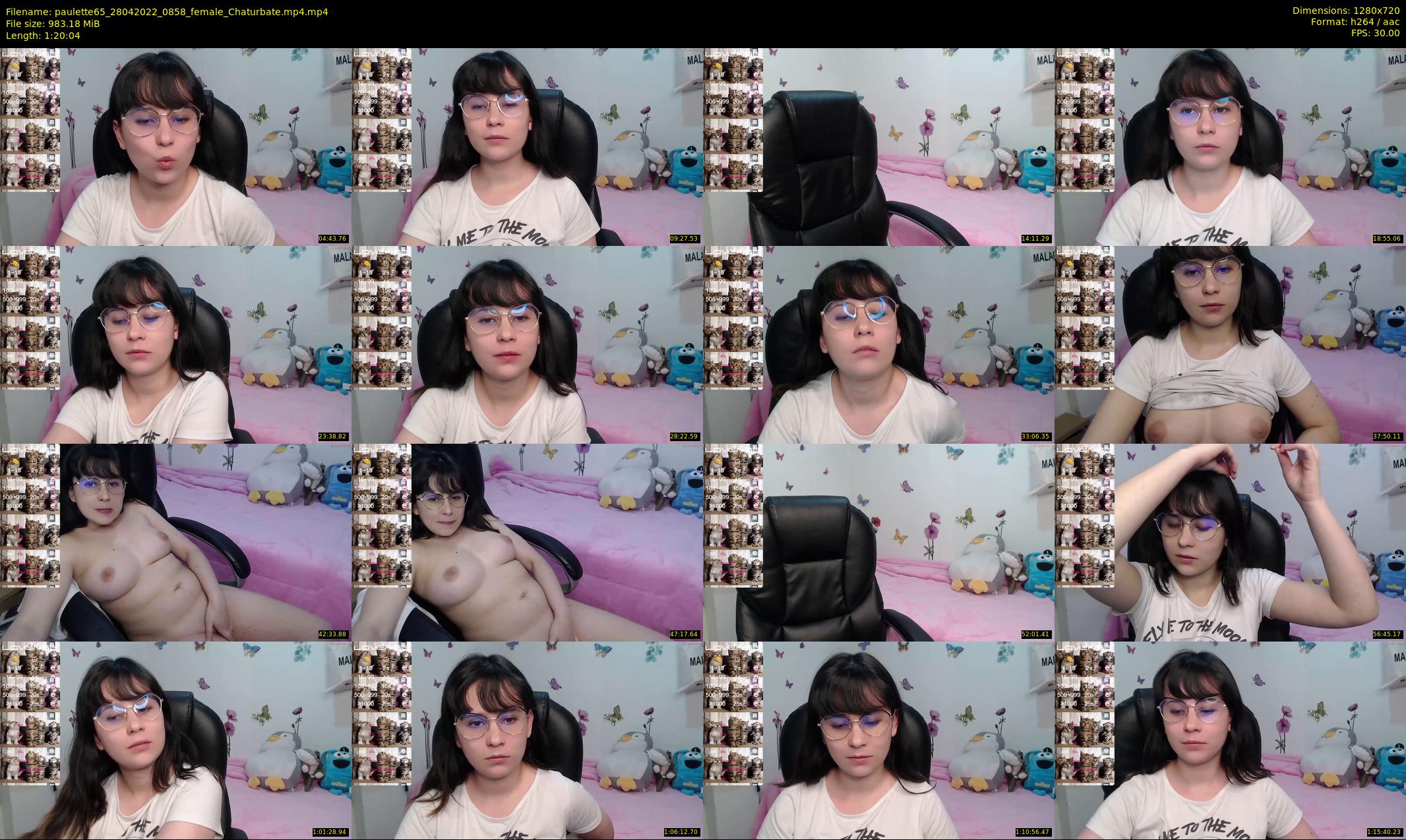 paulette65 — 81 minute Chaturbate female cam show recording, 720p, Apr 28, 2022