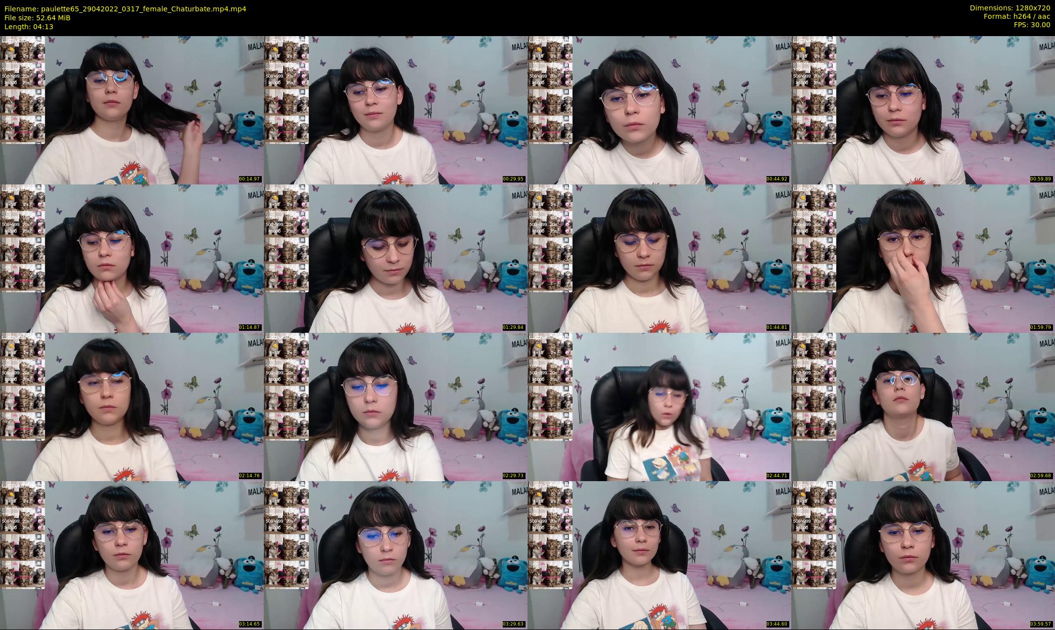 paulette65 — 5 minute Chaturbate female cam show recording, 720p, Apr 29, 2022