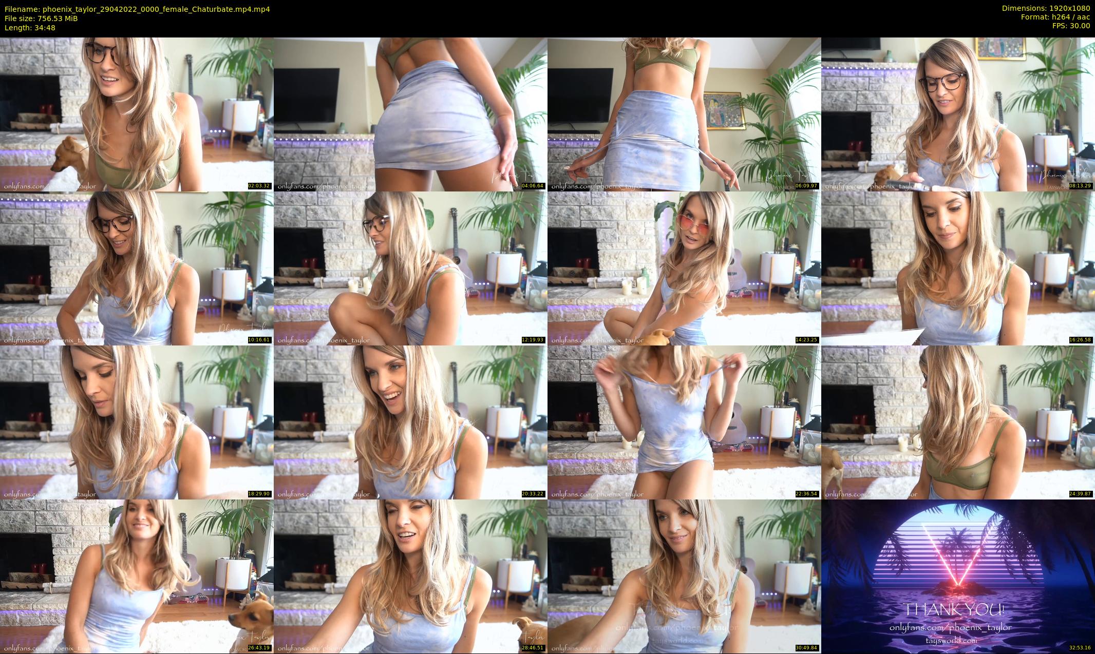 phoenix_taylor — 35 minute Chaturbate female cam show recording, 1080p, Apr 29, 2022