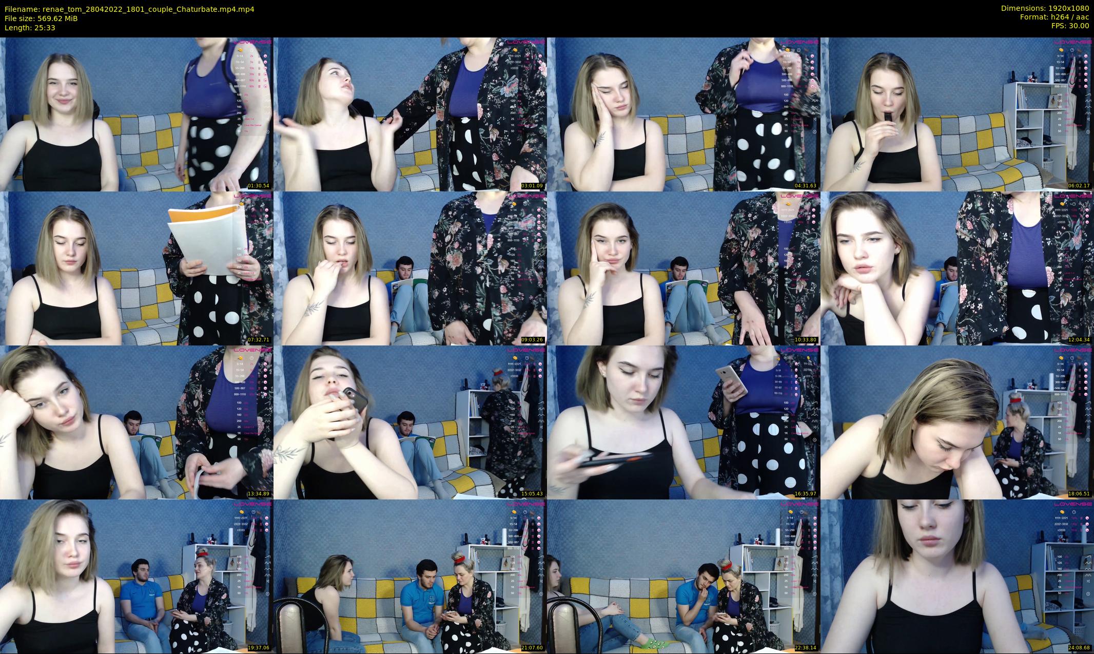 renae_tom — 26 minute Chaturbate couple cam show recording, 1080p, Apr 28, 2022