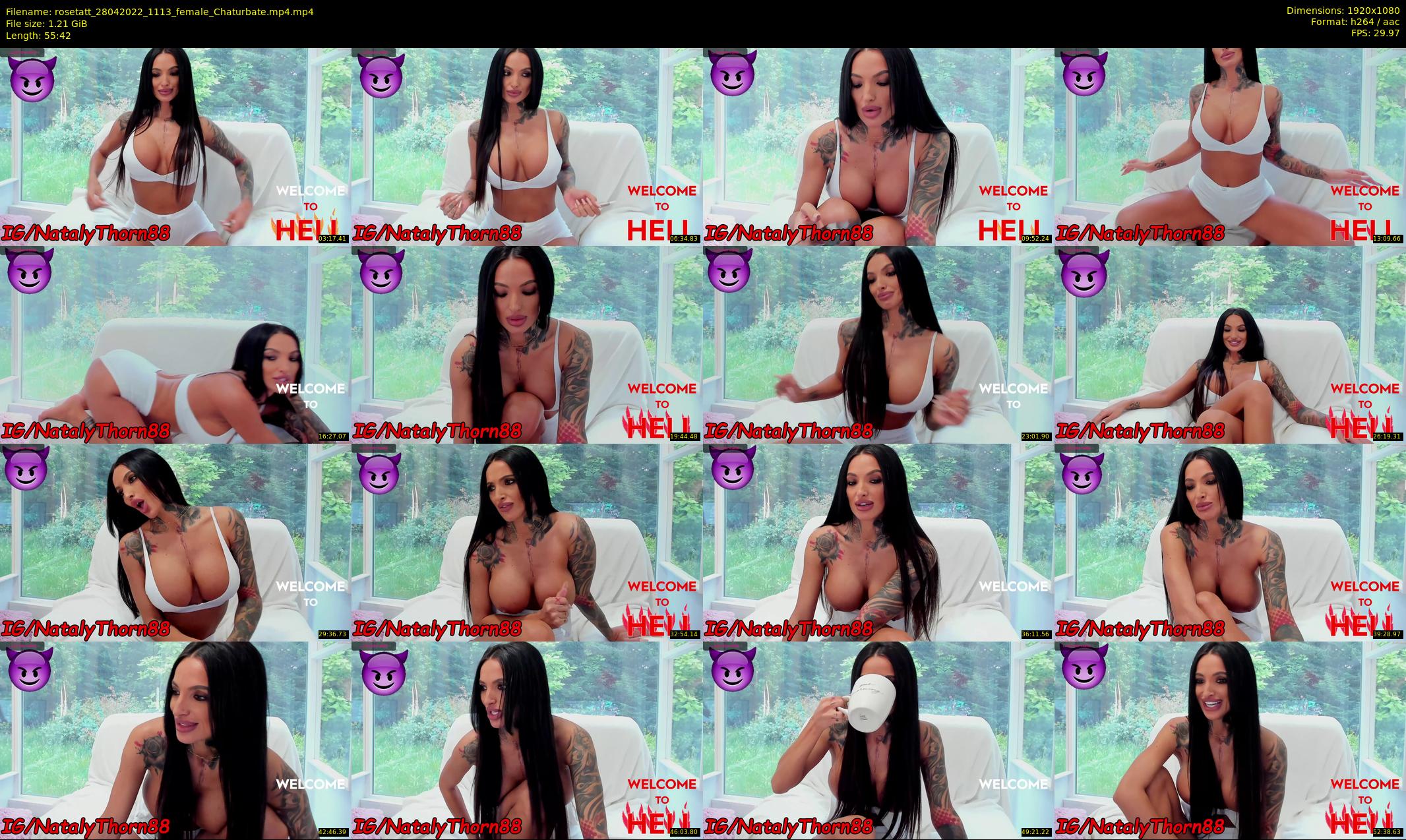 rosetatt — 56 minute Chaturbate female cam show recording, 1080p, Apr 28, 2022