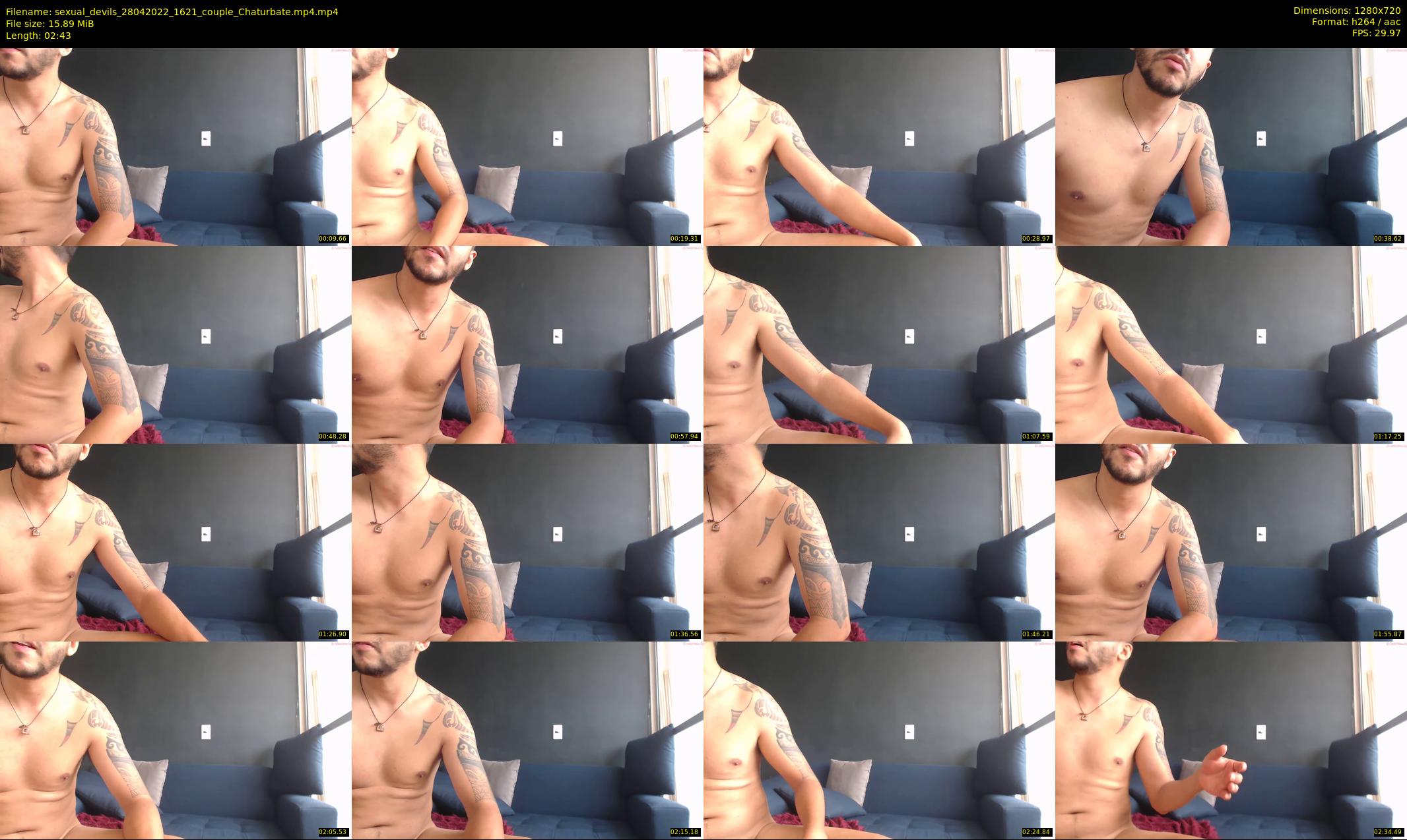 sexual_devils — 3 minute Chaturbate couple cam show recording, 720p, Apr 28, 2022