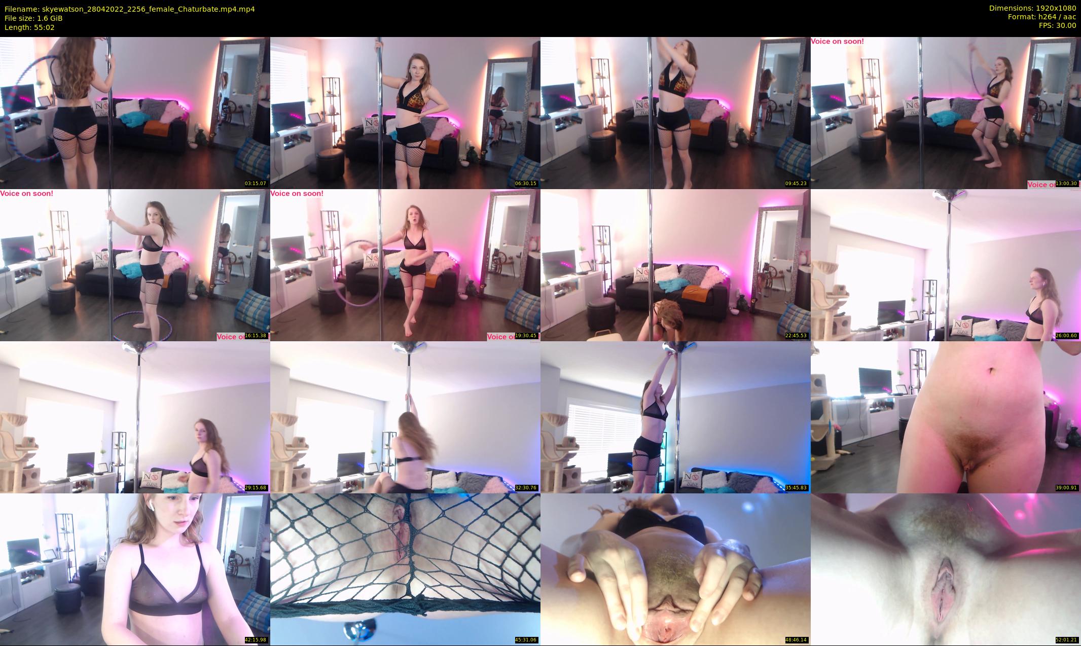 skyewatson — 56 minute Chaturbate female cam show recording, 1080p, Apr 28, 2022