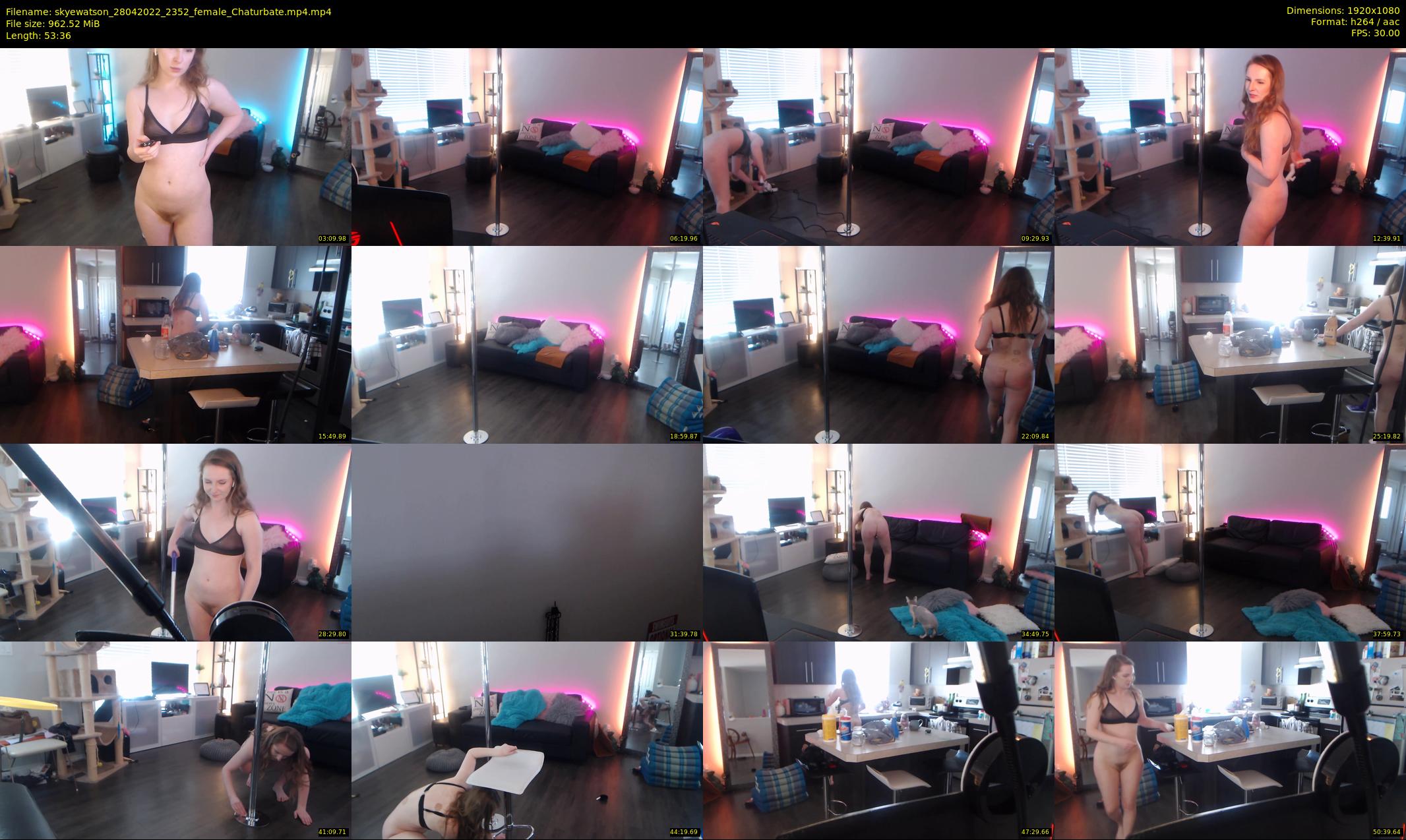 skyewatson — 54 minute Chaturbate female cam show recording, 1080p, Apr 28, 2022