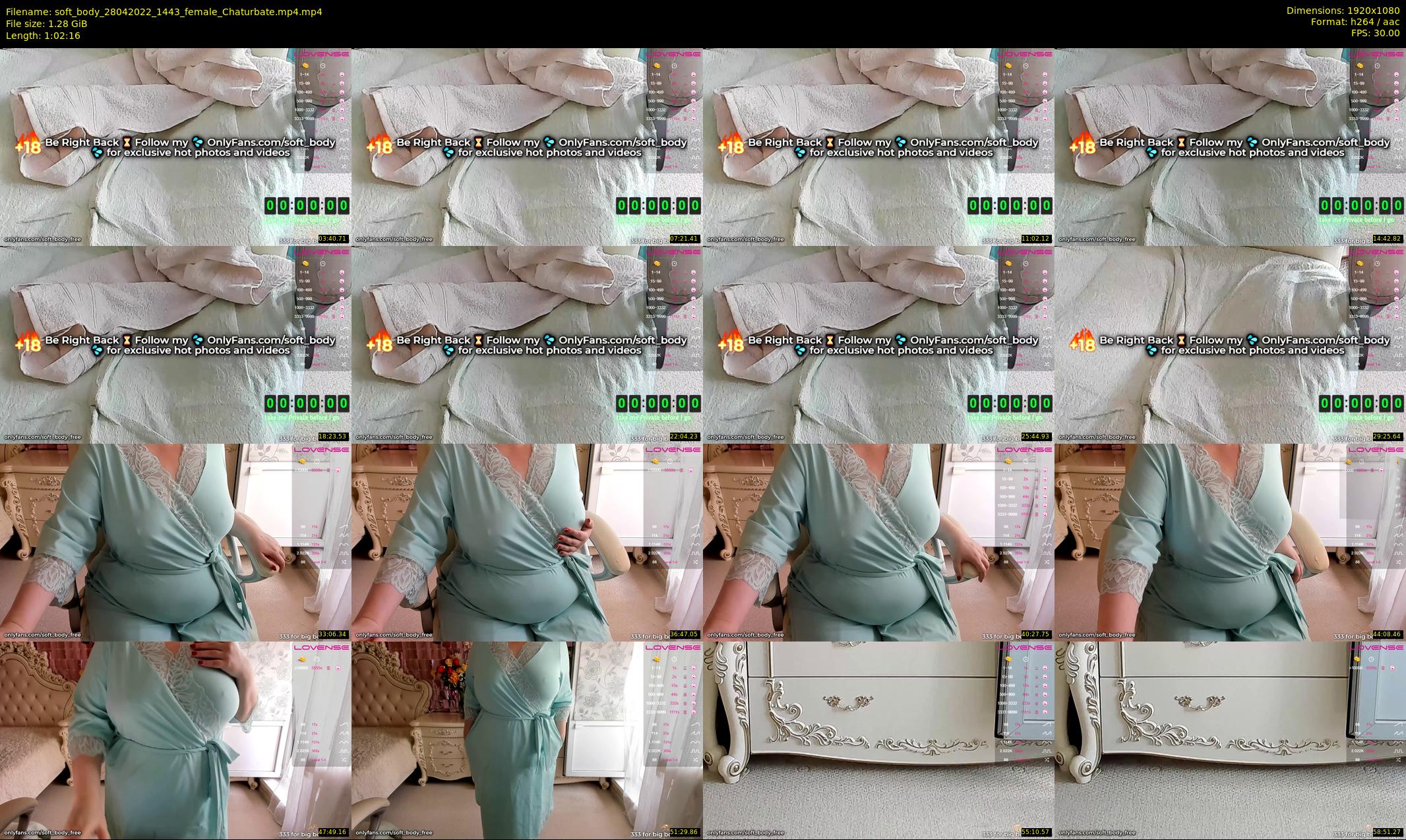 soft_body — 63 minute Chaturbate female cam show recording, 1080p, Apr 28, 2022