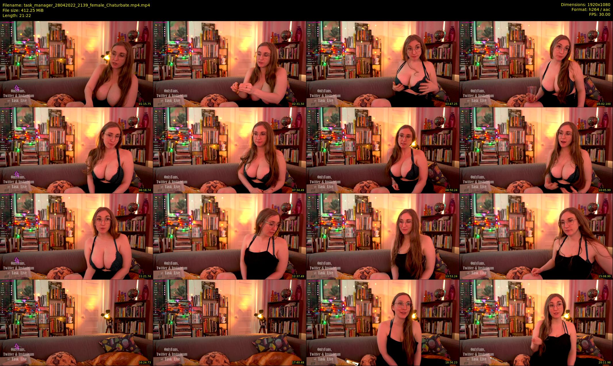 task_manager — 22 minute Chaturbate couple cam show recording, 1080p, Apr 28, 2022