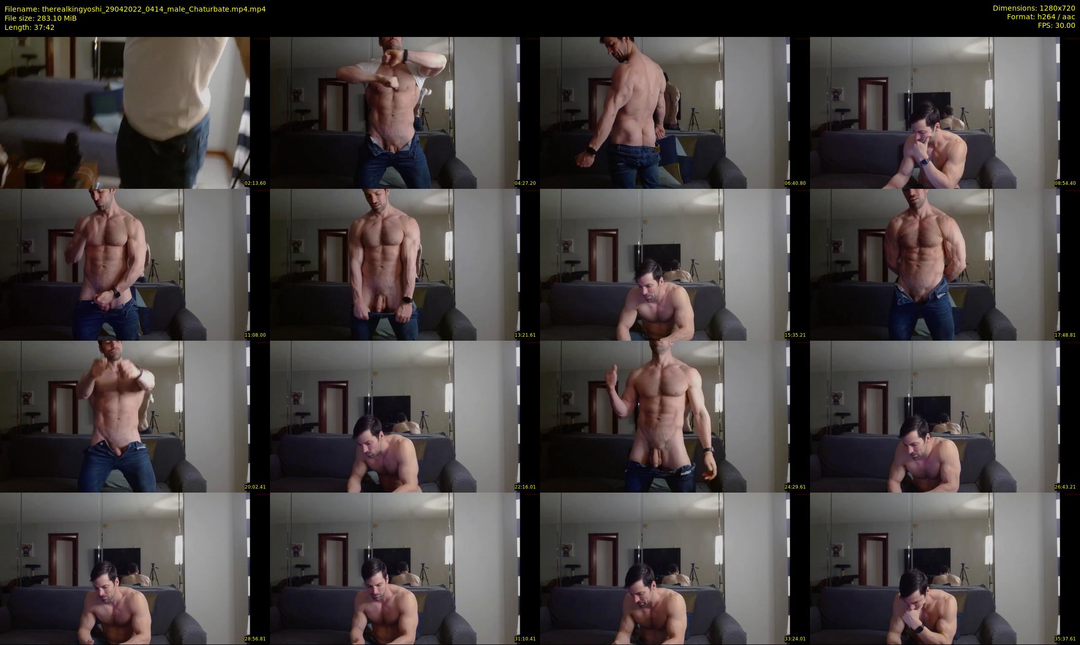 therealkingyoshi — 38 minute Chaturbate male cam show recording, 720p, Apr 29, 2022