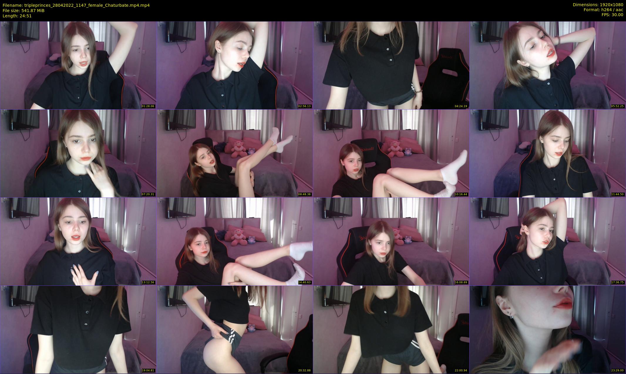 tripleprinces — 25 minute Chaturbate female cam show recording, 1080p, Apr 28, 2022