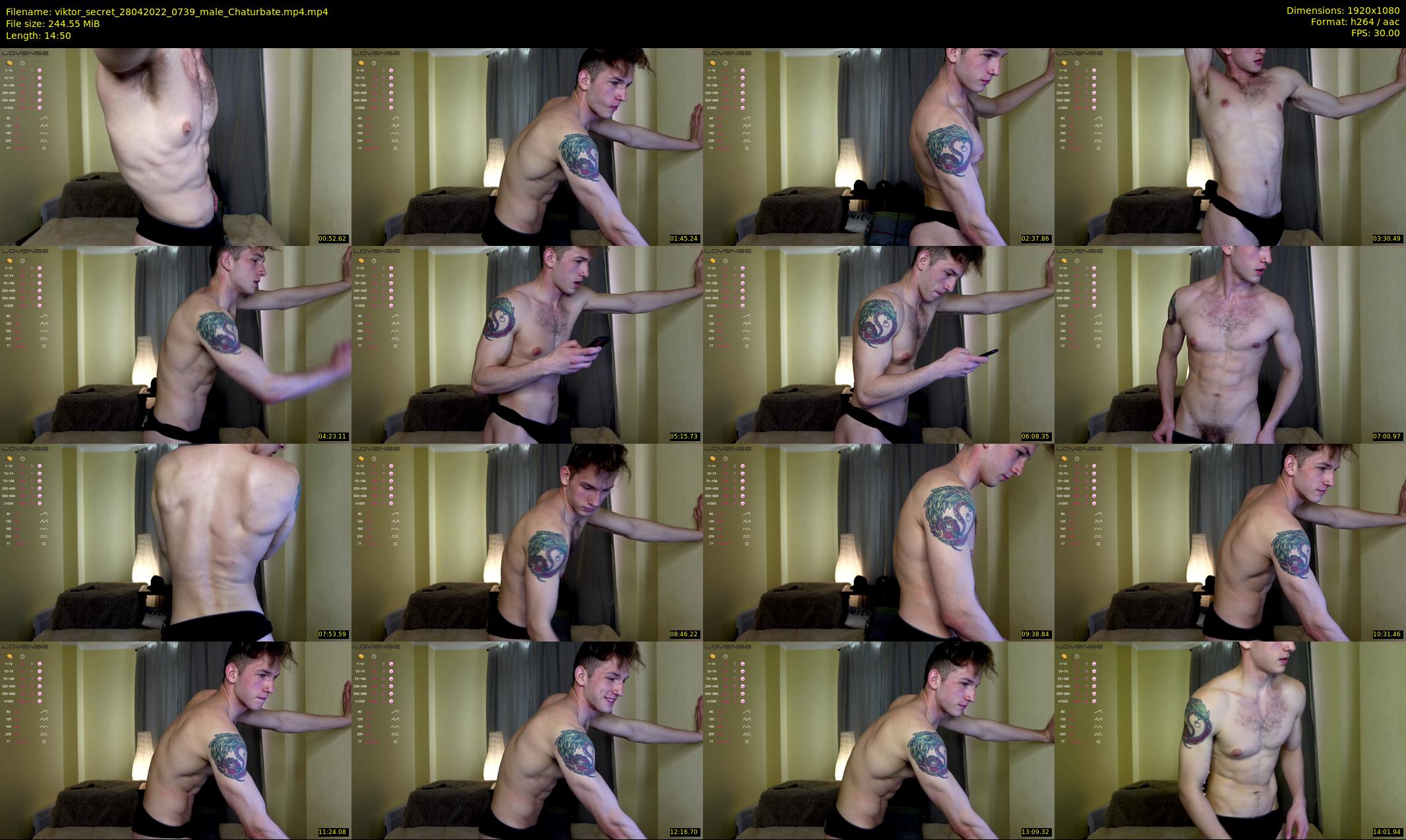 viktor_secret — 15 minute Chaturbate male cam show recording, 1080p, Apr 28, 2022
