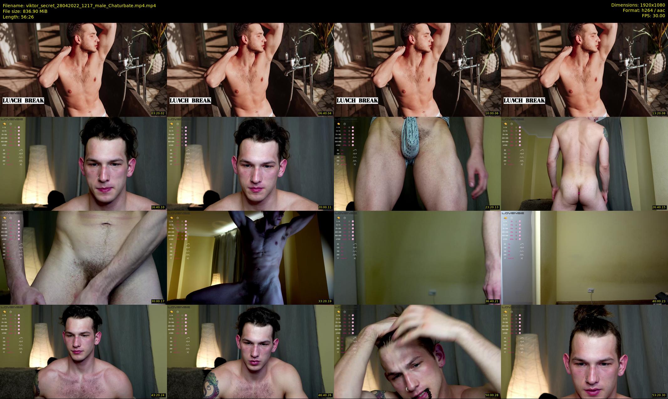viktor_secret — 57 minute Chaturbate male cam show recording, 1080p, Apr 28, 2022