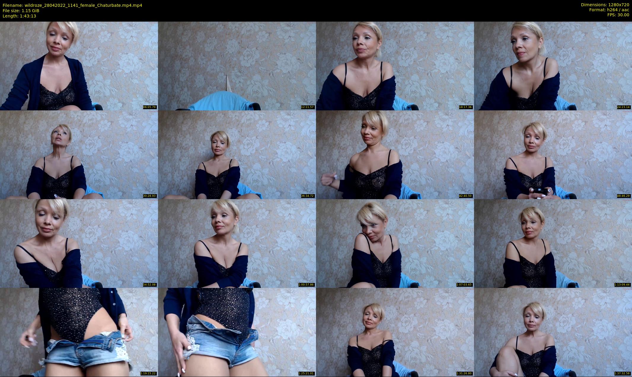 wildroze — 104 minute Chaturbate female cam show recording, 720p, Apr 28, 2022