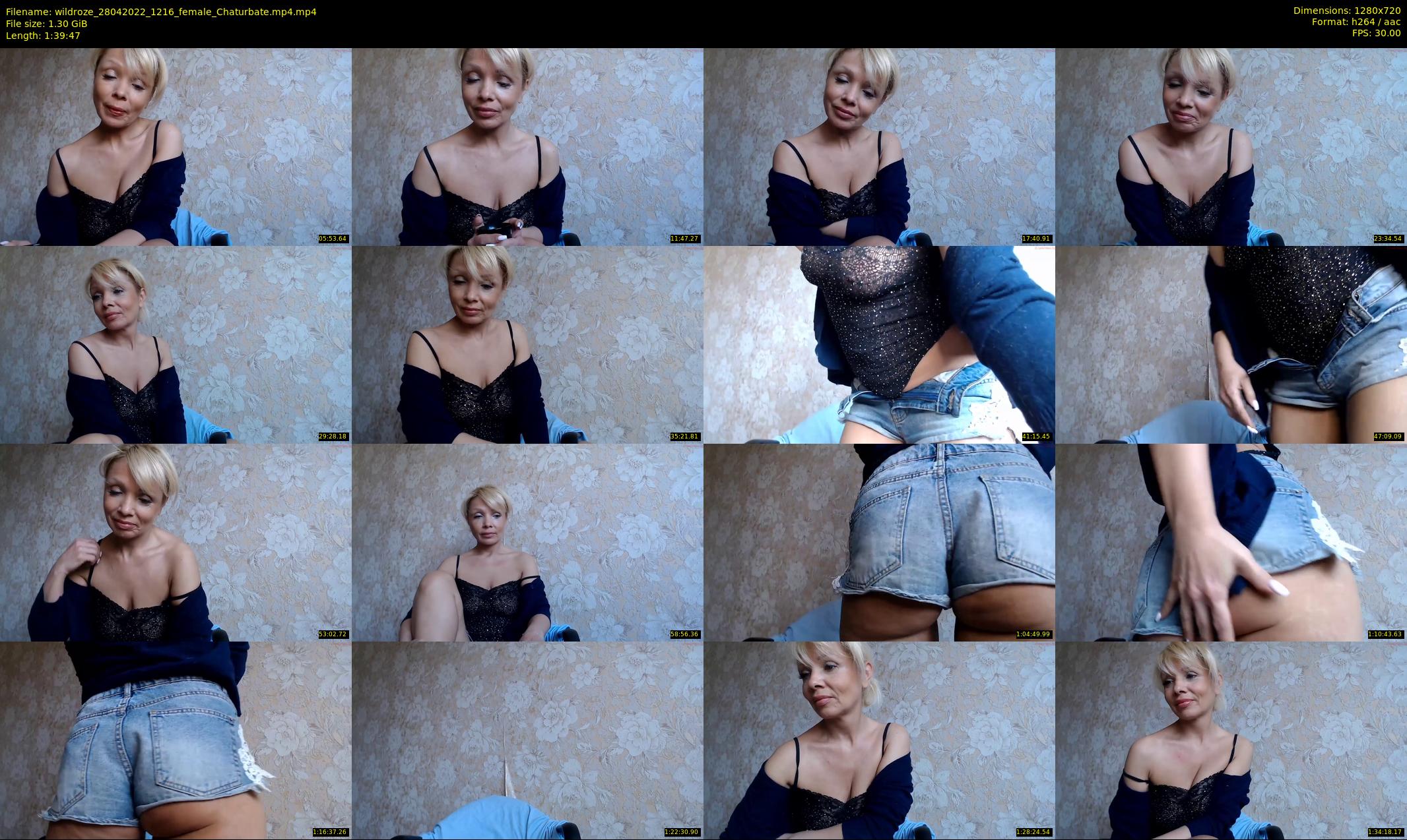 wildroze — 100 minute Chaturbate female cam show recording, 720p, Apr 28, 2022