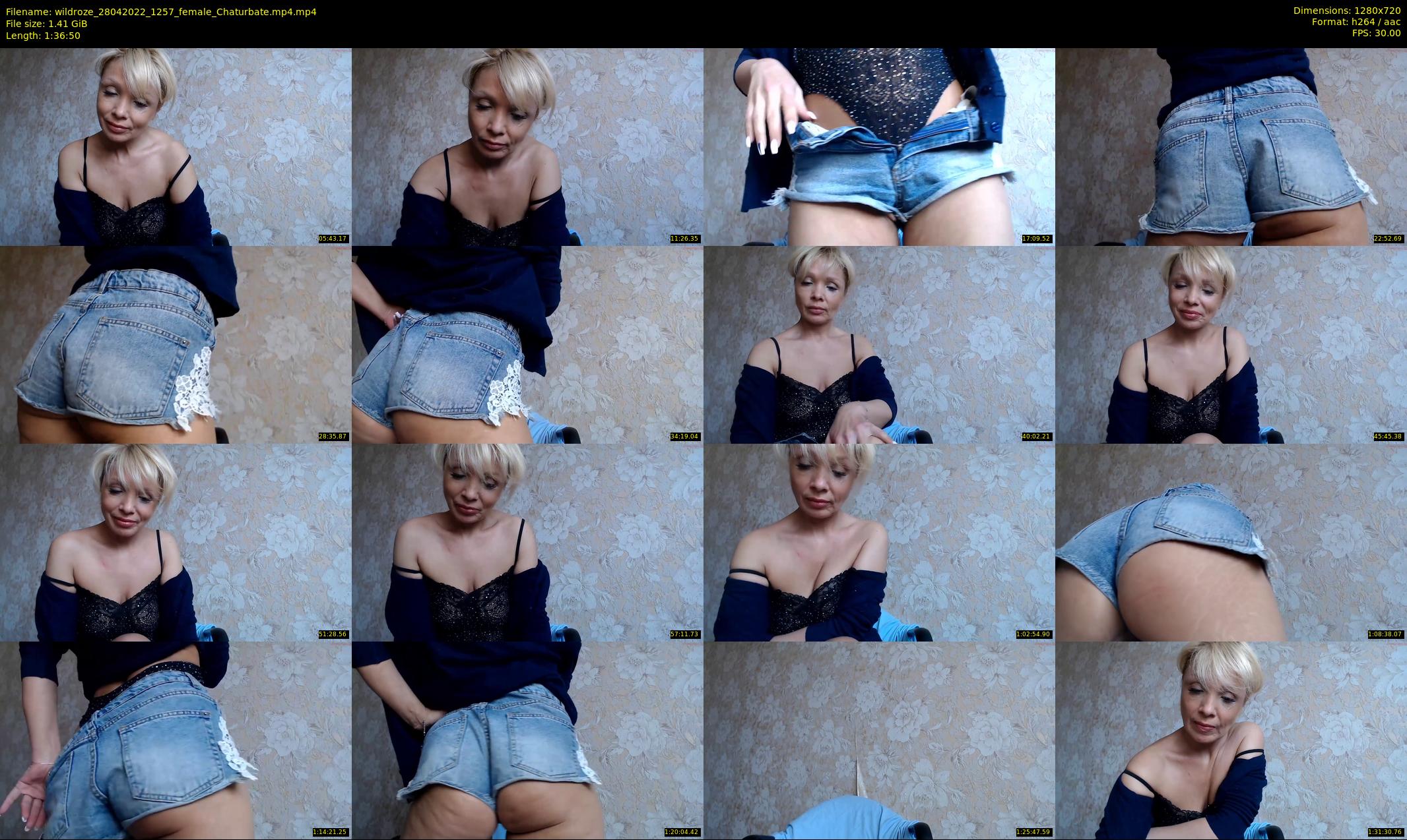 wildroze — 97 minute Chaturbate female cam show recording, 720p, Apr 28, 2022