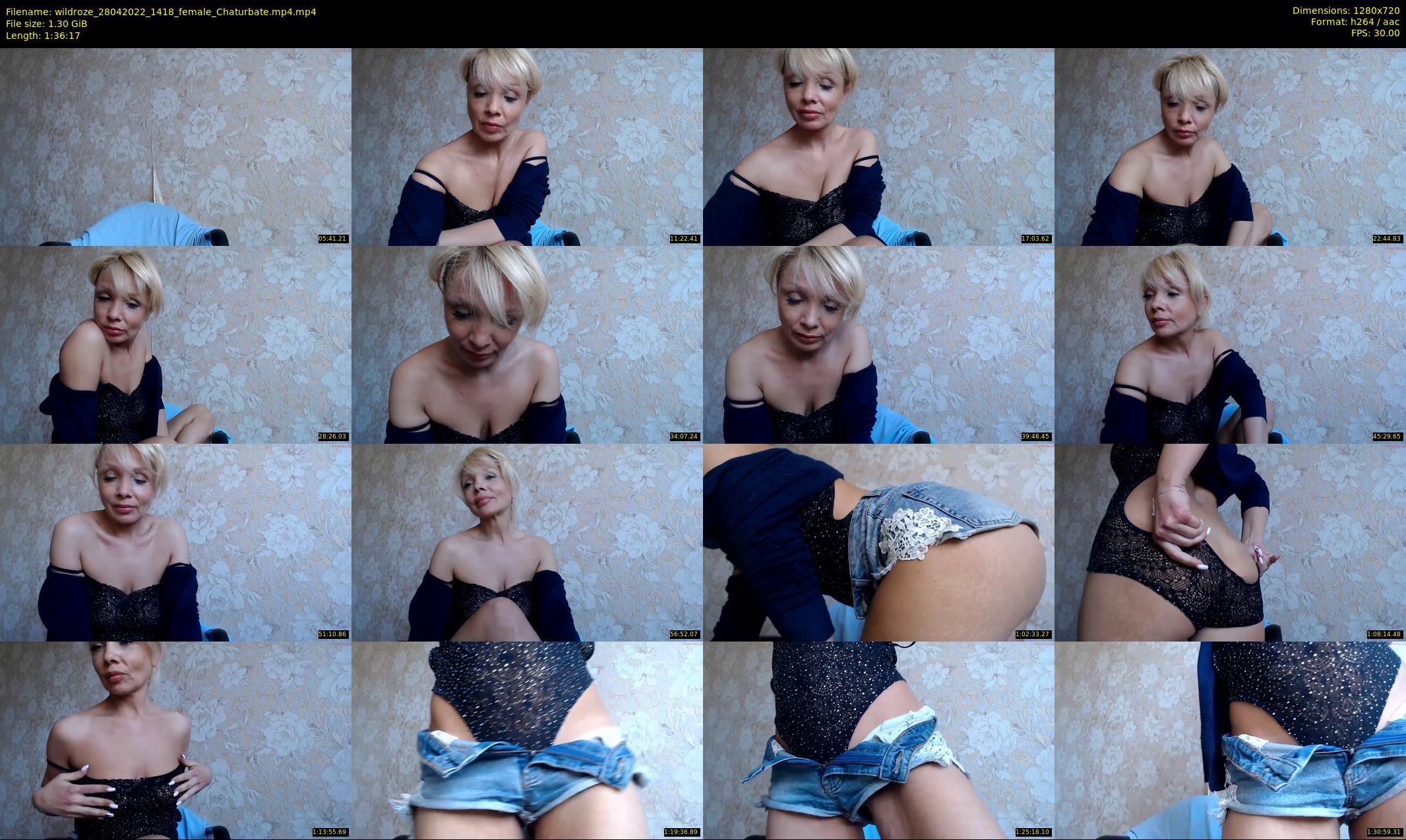 wildroze — 97 minute Chaturbate female cam show recording, 720p, Apr 28, 2022