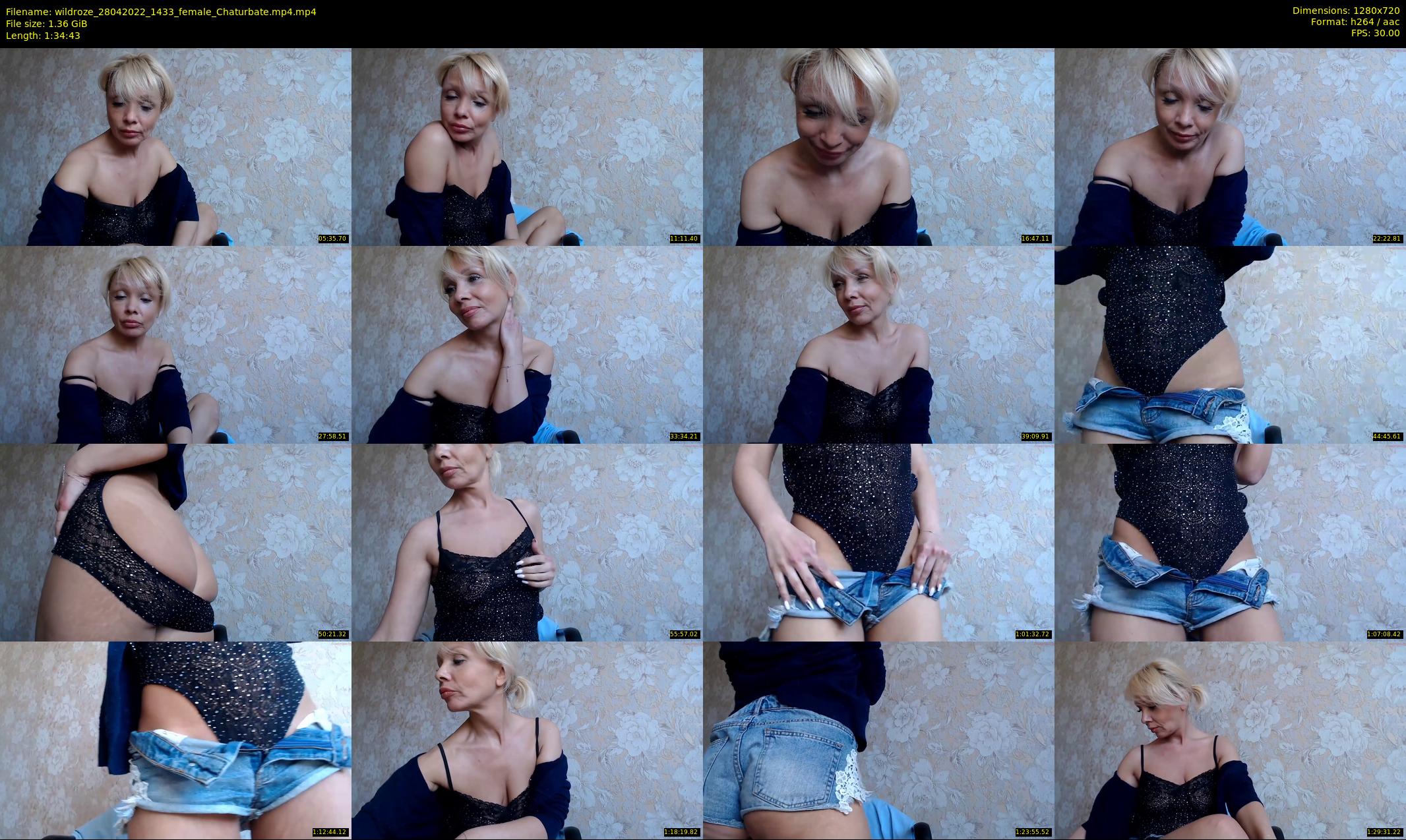 wildroze — 95 minute Chaturbate female cam show recording, 720p, Apr 28, 2022