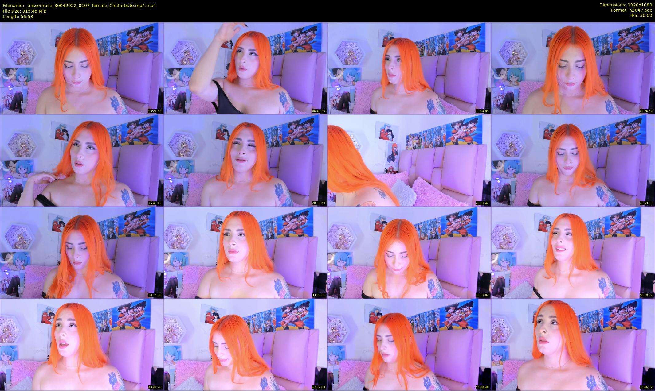 _alissonrose — 57 minute Chaturbate female cam show recording, 1080p, Apr 30, 2022