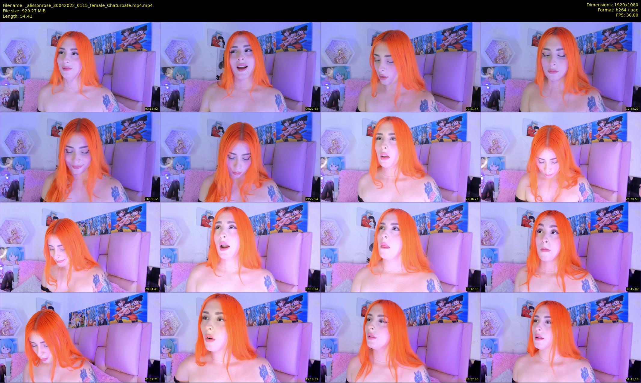 _alissonrose — 55 minute Chaturbate female cam show recording, 1080p, Apr 30, 2022