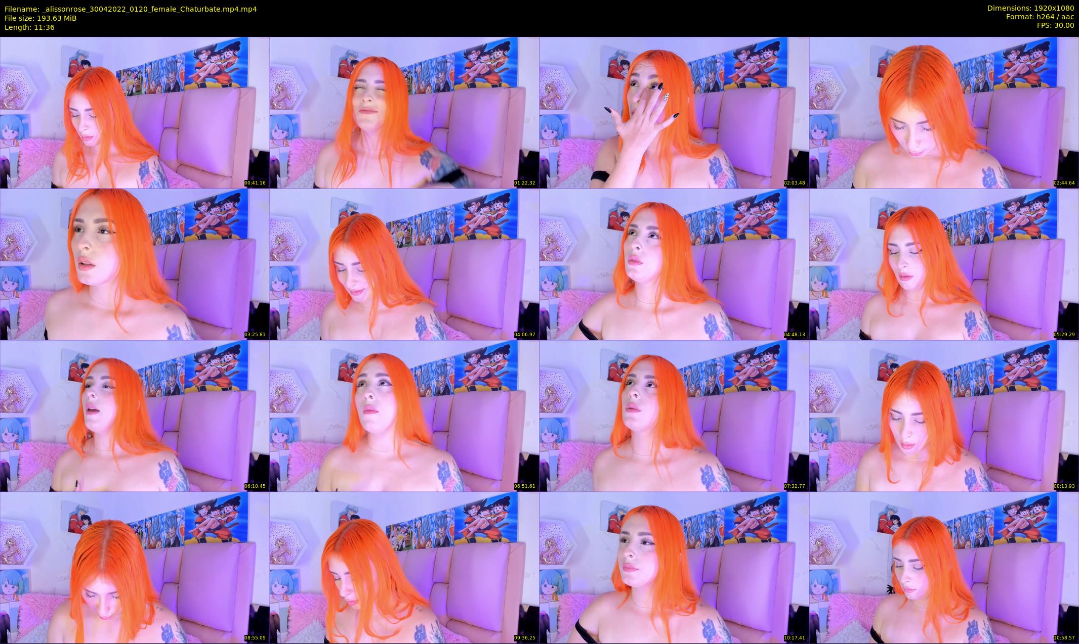_alissonrose — 12 minute Chaturbate female cam show recording, 1080p, Apr 30, 2022