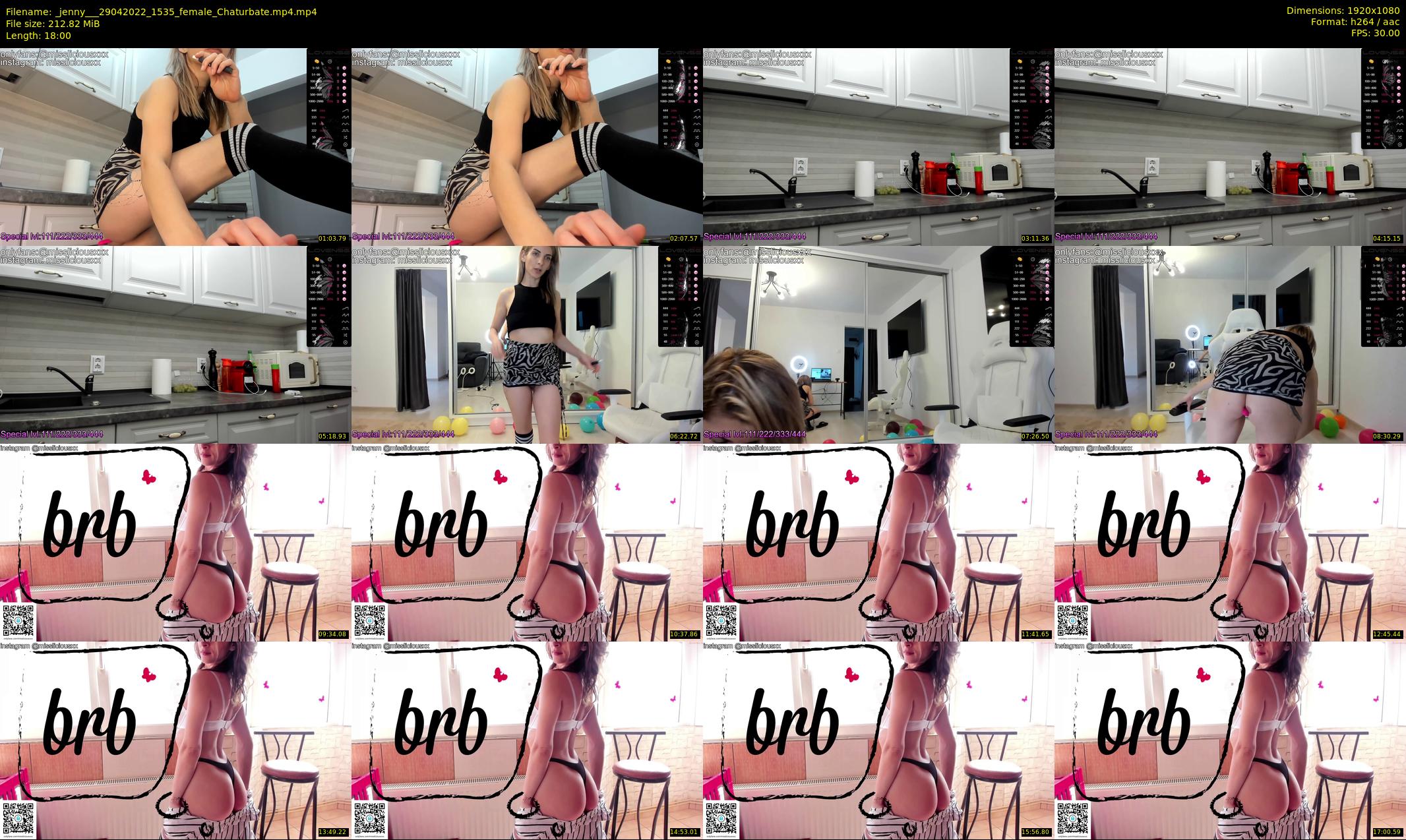 _jenny__ — 18 minute Chaturbate female cam show recording, 1080p, Apr 29, 2022