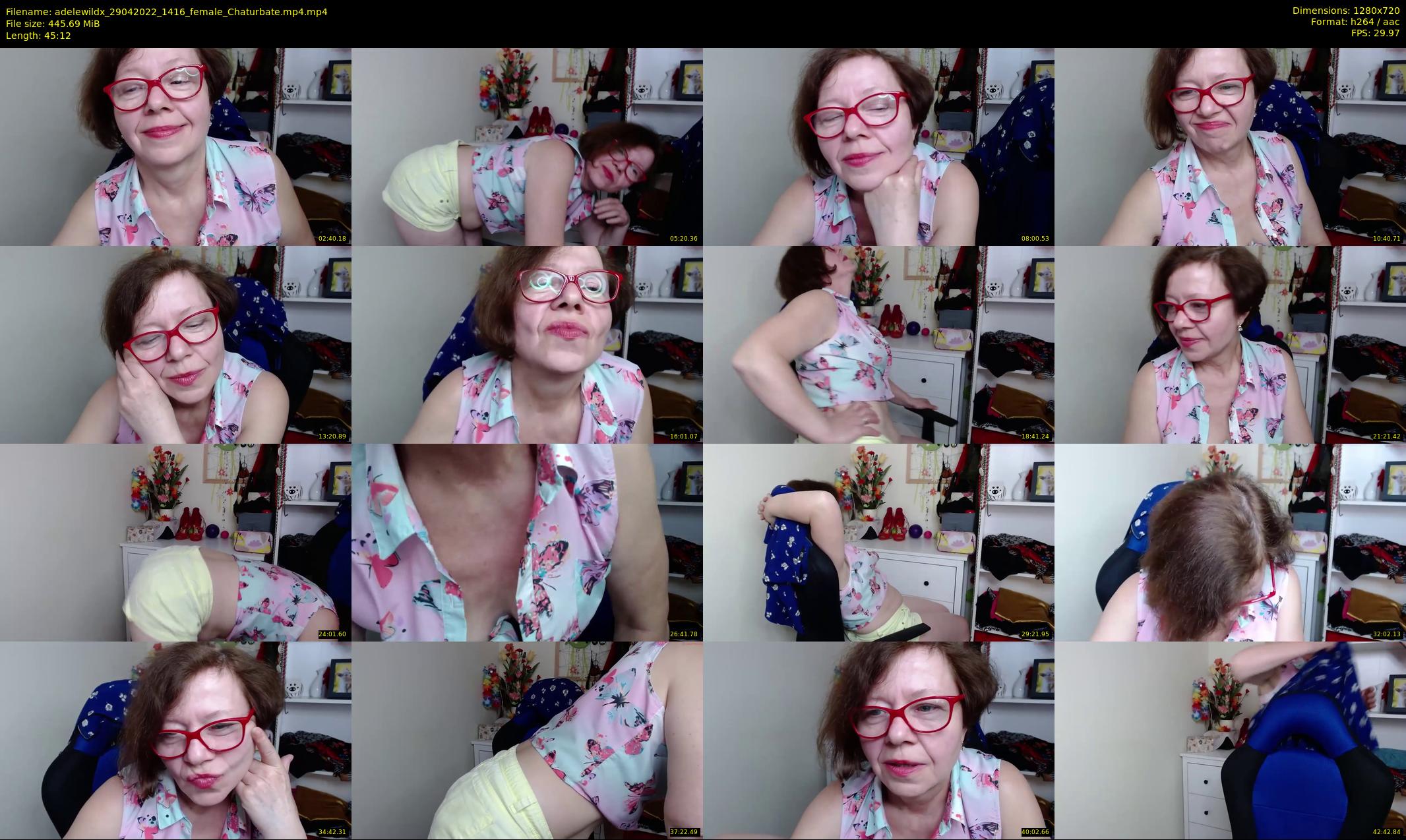 adelewildx — 46 minute Chaturbate female cam show recording, 720p, Apr 29, 2022
