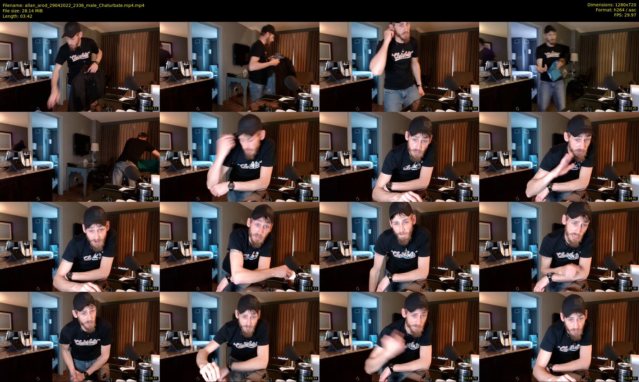 allan_arod — 4 minute Chaturbate male cam show recording, 720p, Apr 29, 2022