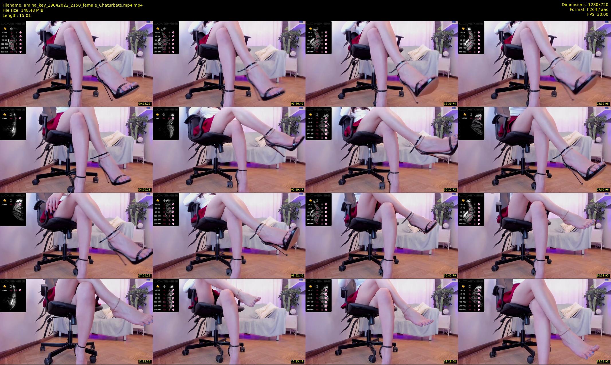 amina_key — 16 minute Chaturbate female cam show recording, 720p, Apr 29, 2022
