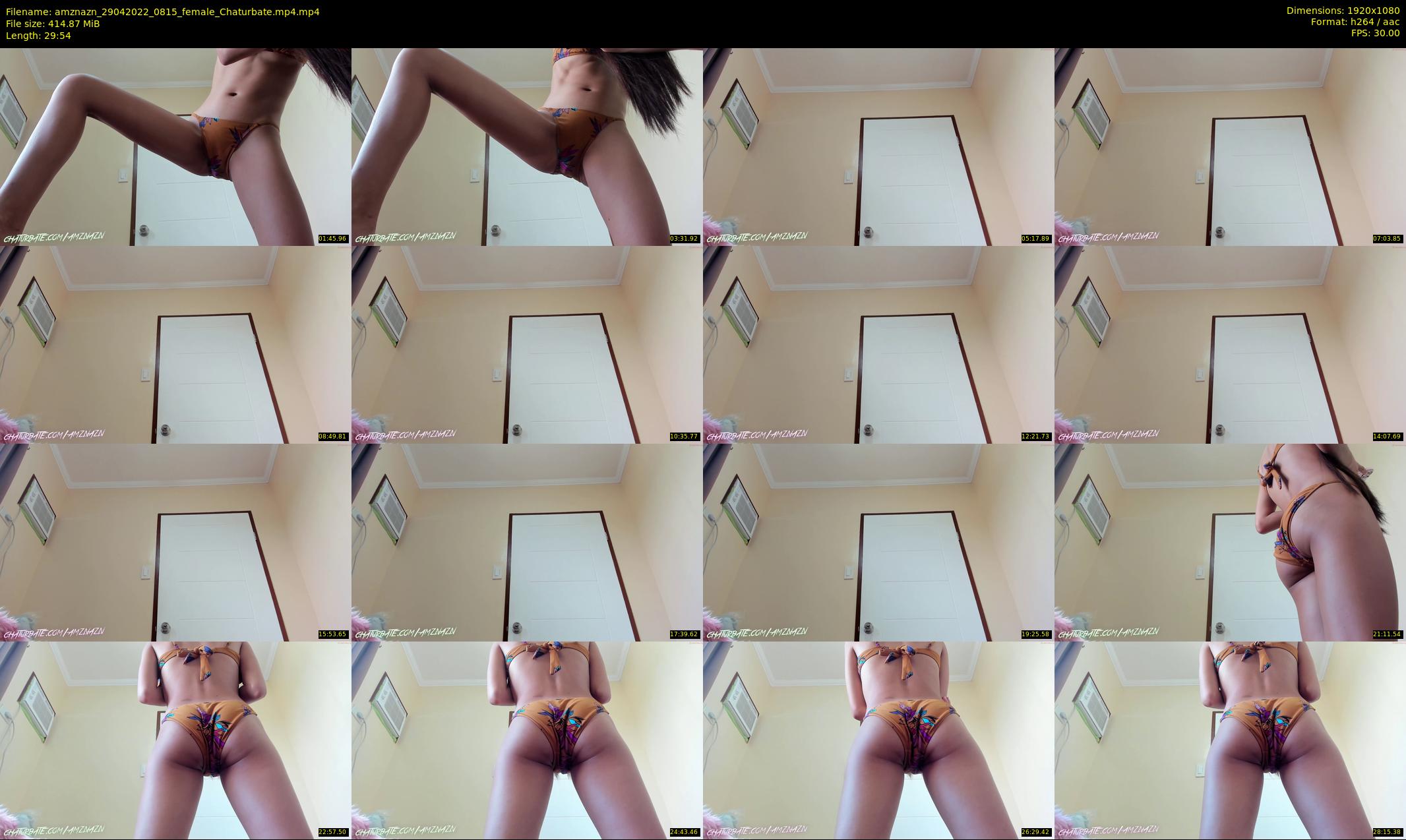 amznazn — 30 minute Chaturbate female cam show recording, 1080p, Apr 29, 2022