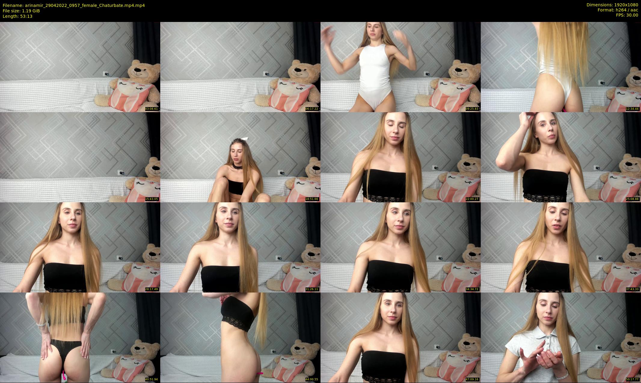 arinamir — 54 minute Chaturbate female cam show recording, 1080p, Apr 29, 2022