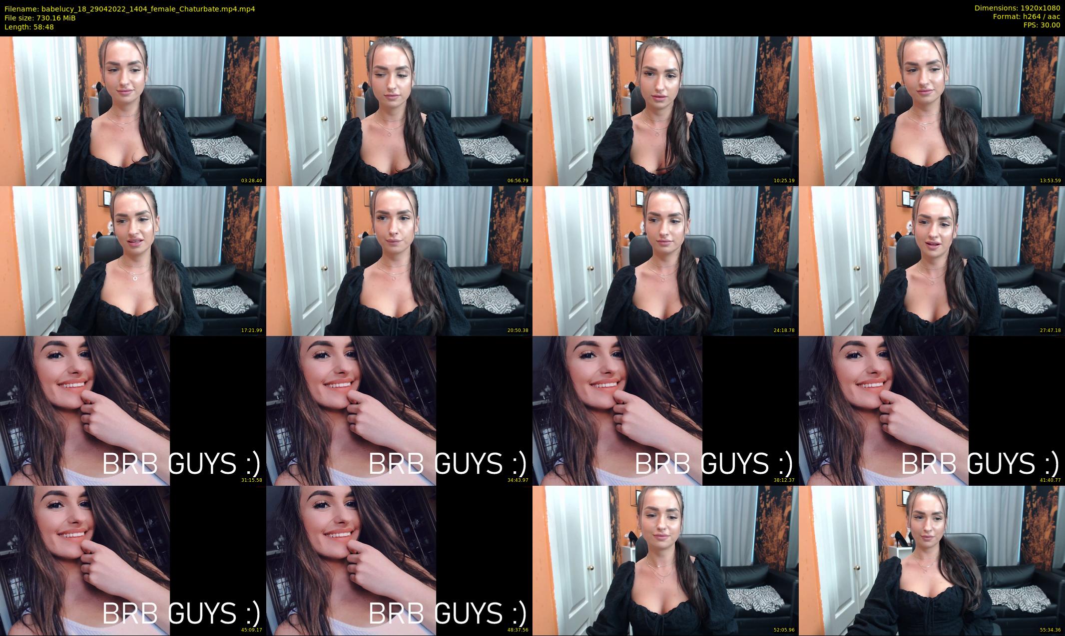 babelucy_18 — 59 minute Chaturbate female cam show recording, 1080p, Apr 29, 2022