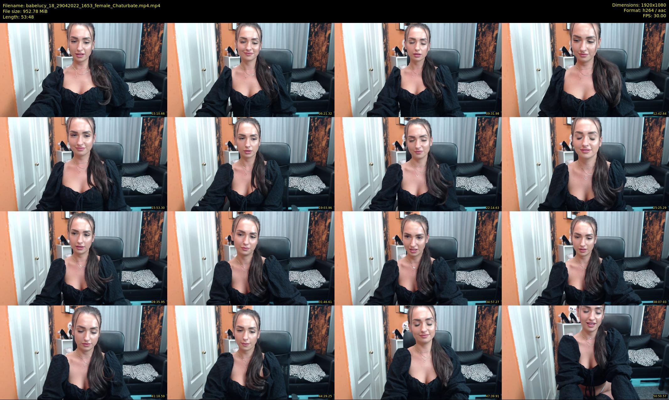 babelucy_18 — 54 minute Chaturbate female cam show recording, 1080p, Apr 29, 2022