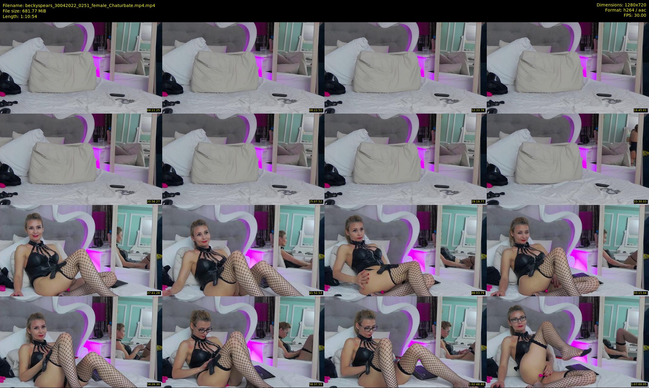 beckyspears — 71 minute Chaturbate female cam show recording, 720p, Apr 30, 2022