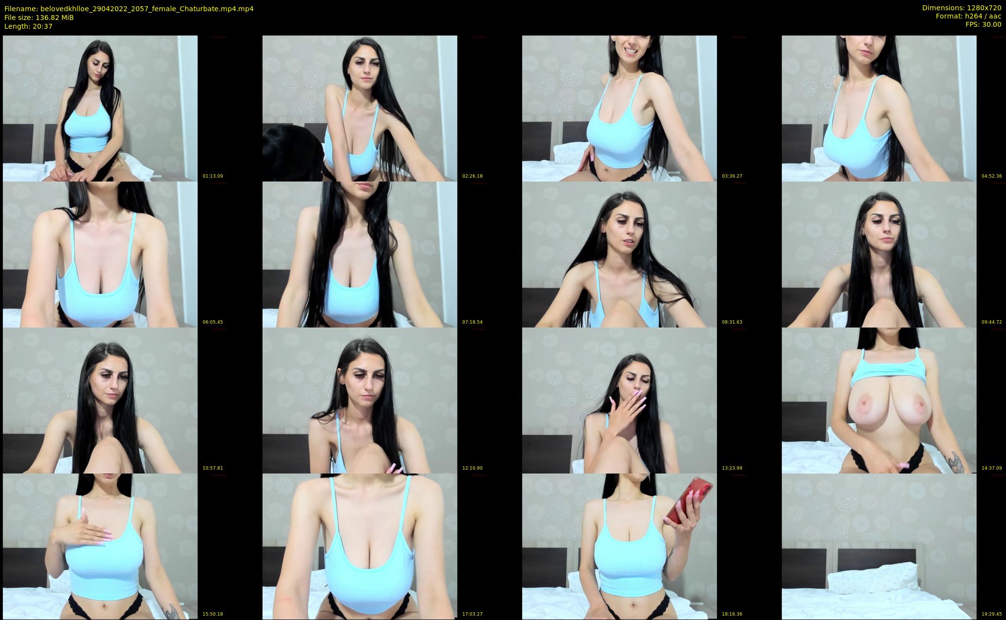 belovedkhlloe — 21 minute Chaturbate female cam show recording, 720p, Apr 29, 2022