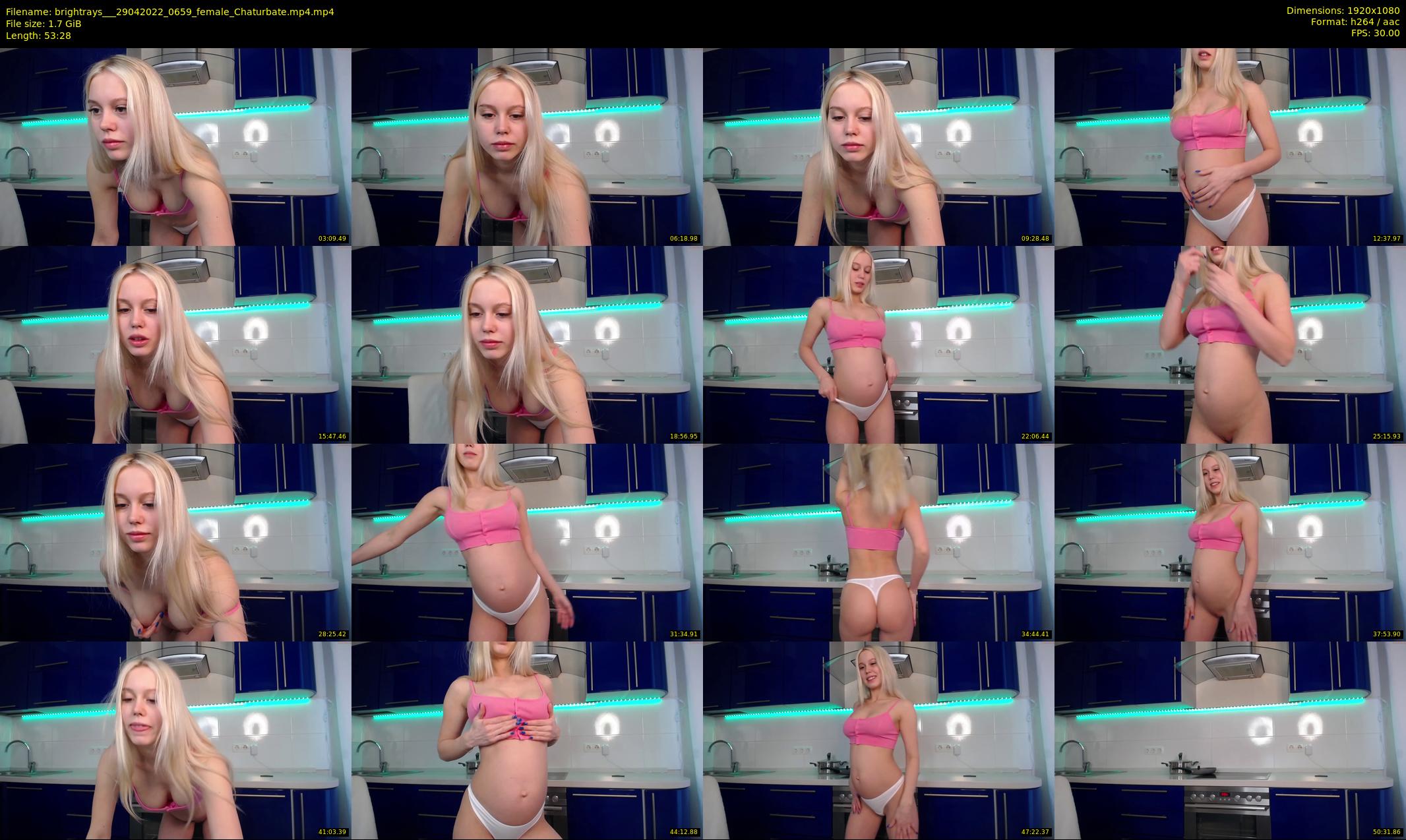 brightrays__ — 54 minute Chaturbate female cam show recording, 1080p, Apr 29, 2022