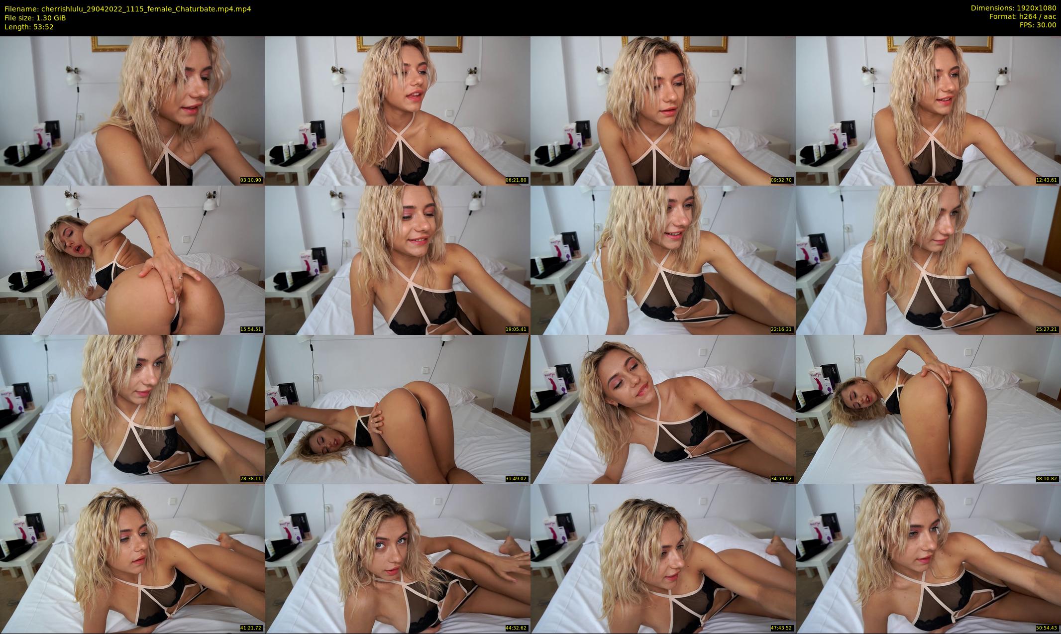 cherrishlulu — 54 minute Chaturbate female cam show recording, 1080p, Apr 29, 2022