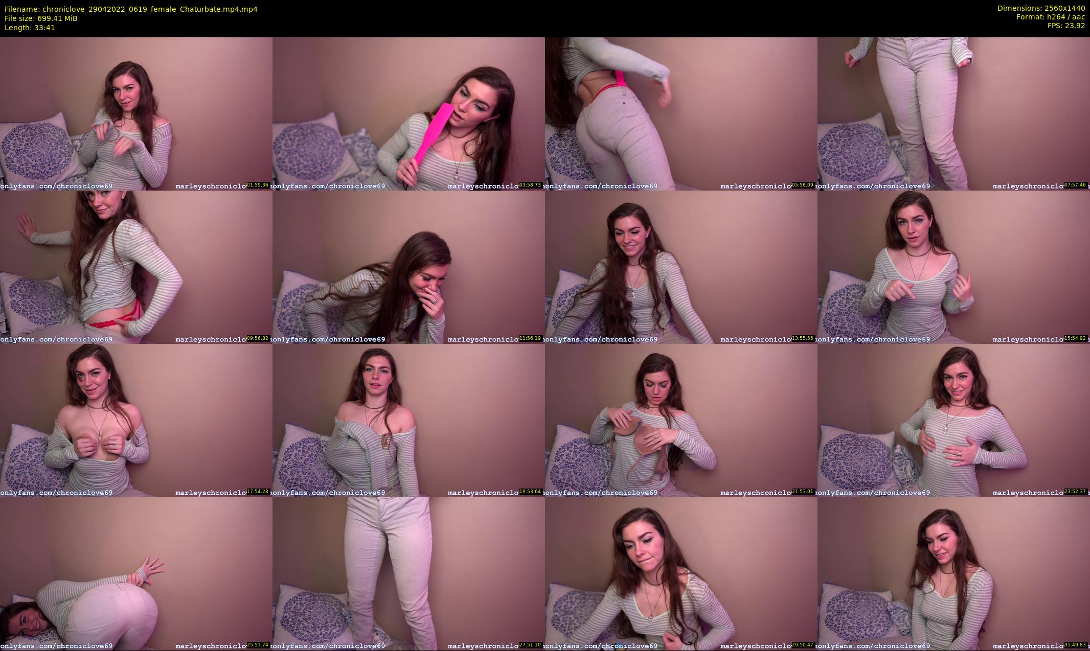 chroniclove — 34 minute Chaturbate female cam show recording, 1080p, Apr 29, 2022