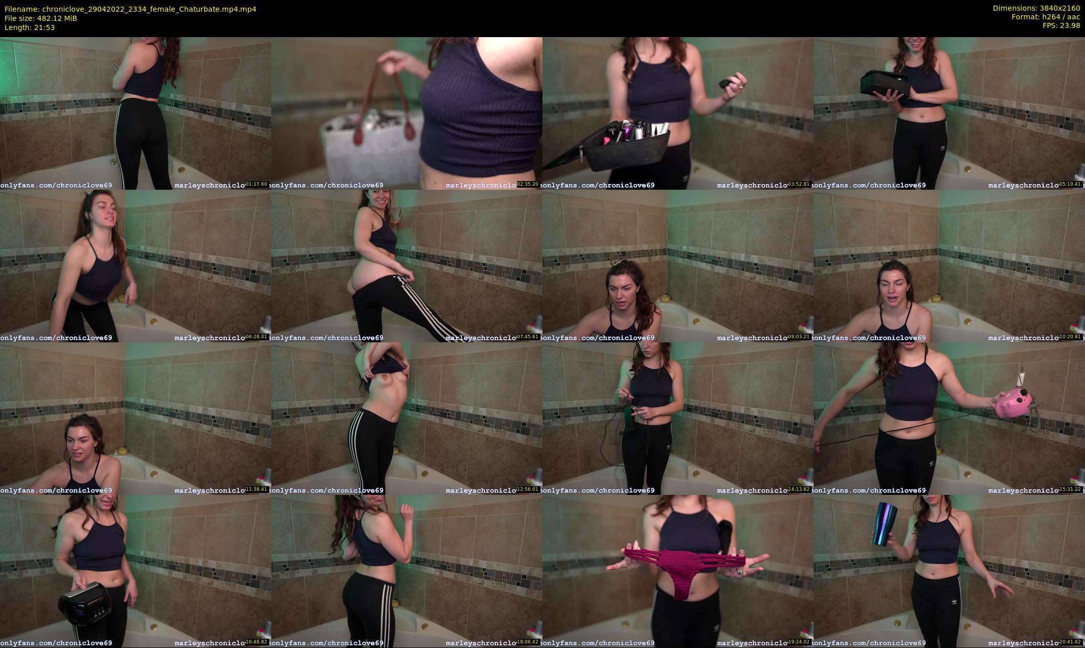chroniclove — 22 minute Chaturbate female cam show recording, 4K, Apr 29, 2022
