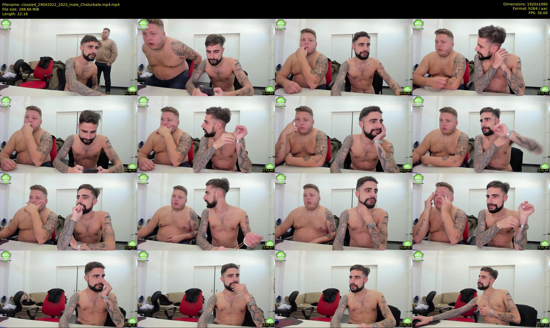 classied — 23 minute Chaturbate male cam show recording, 1080p, Apr 29, 2022