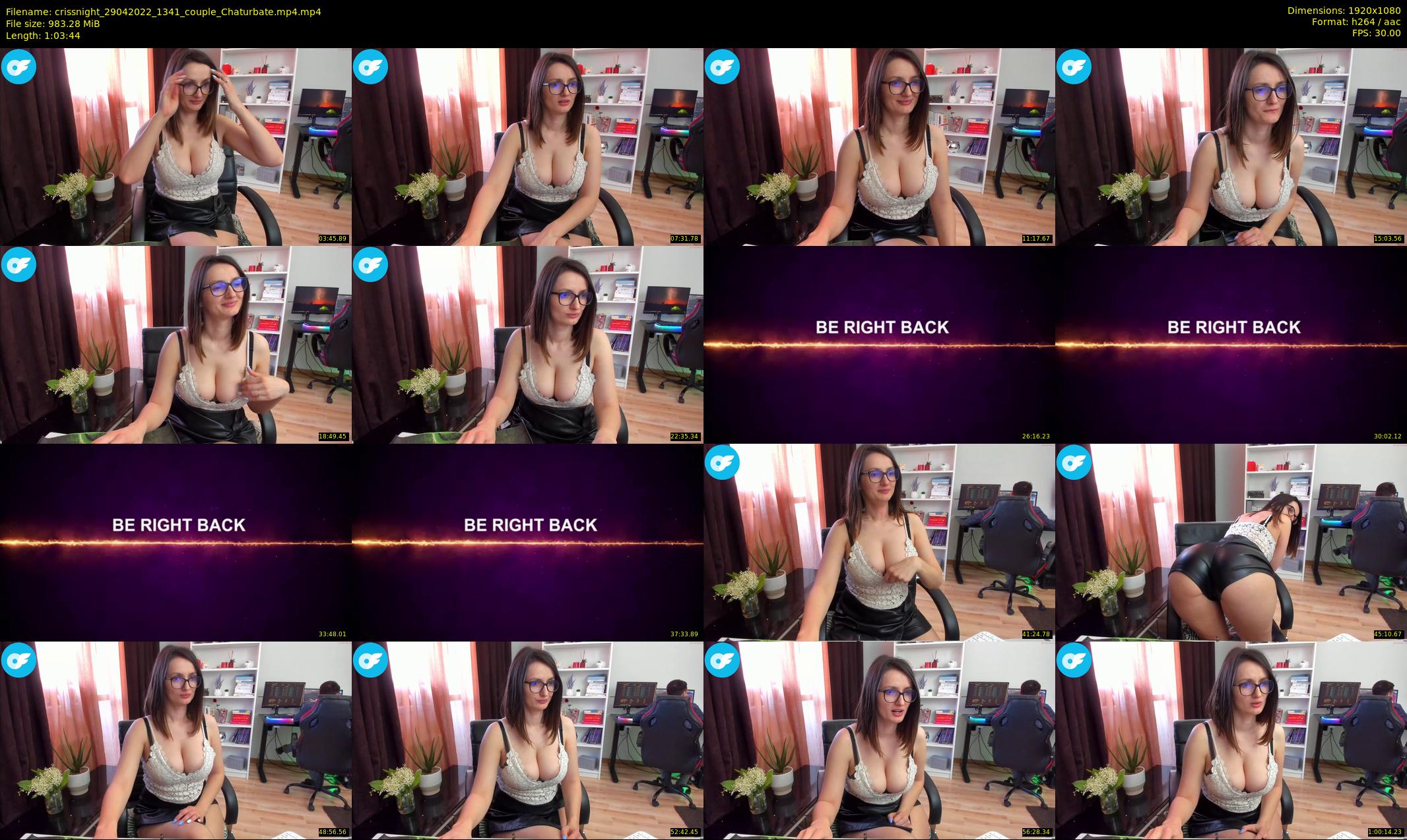 crissnight — 64 minute Chaturbate female cam show recording, 1080p, Apr 29, 2022
