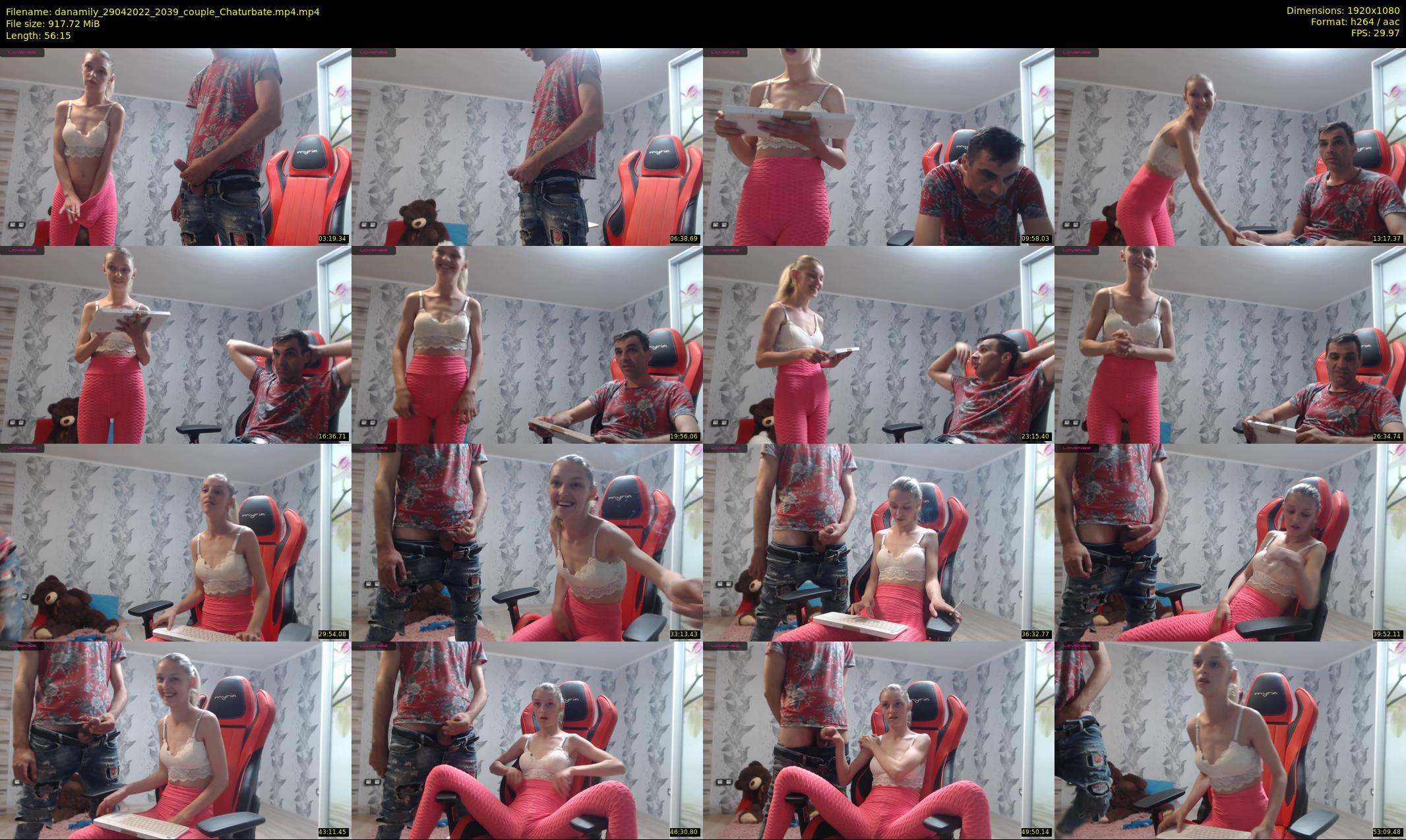 danamily — 57 minute Chaturbate female cam show recording, 1080p, Apr 29, 2022