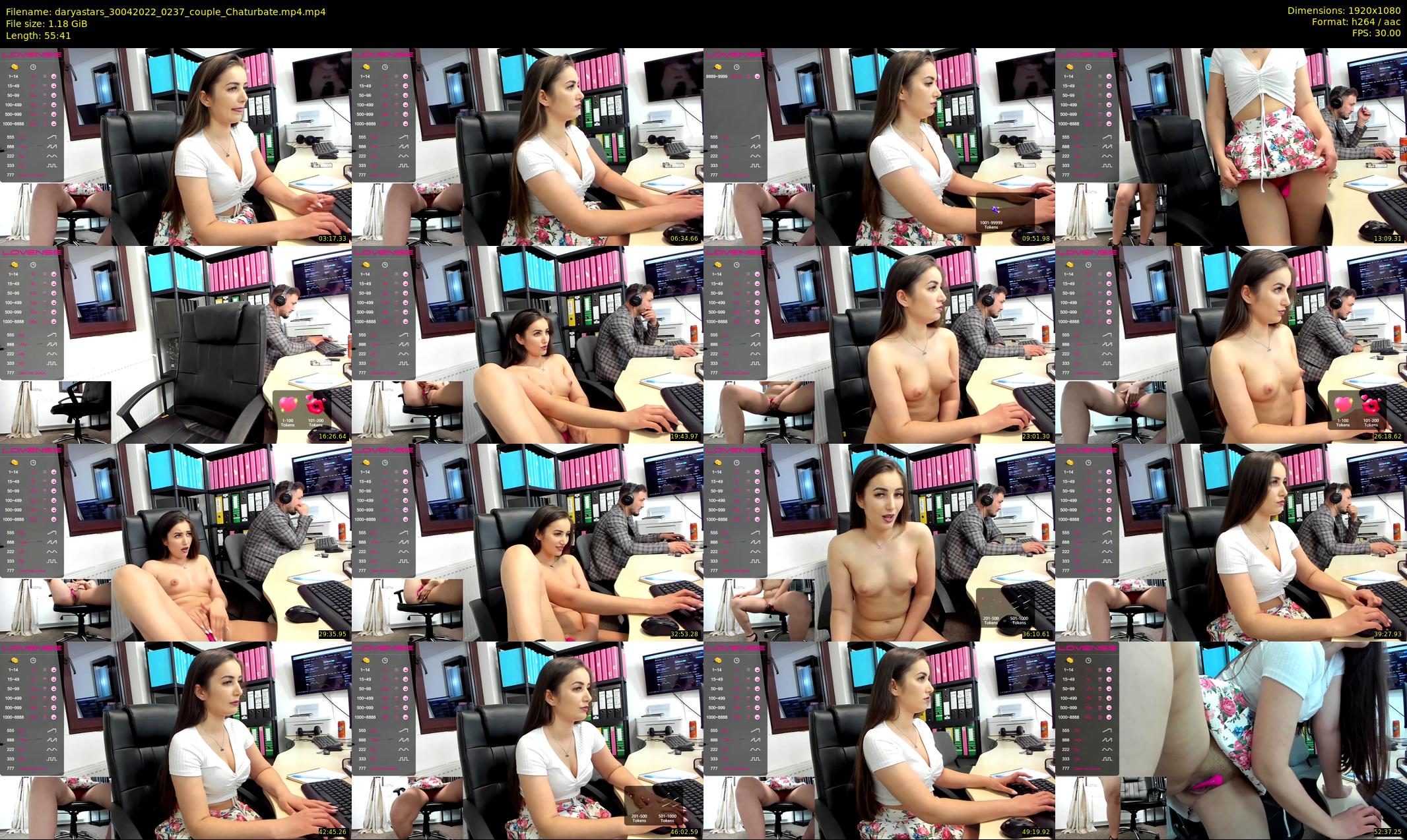 daryastars — 56 minute Chaturbate couple cam show recording, 1080p, Apr 30, 2022