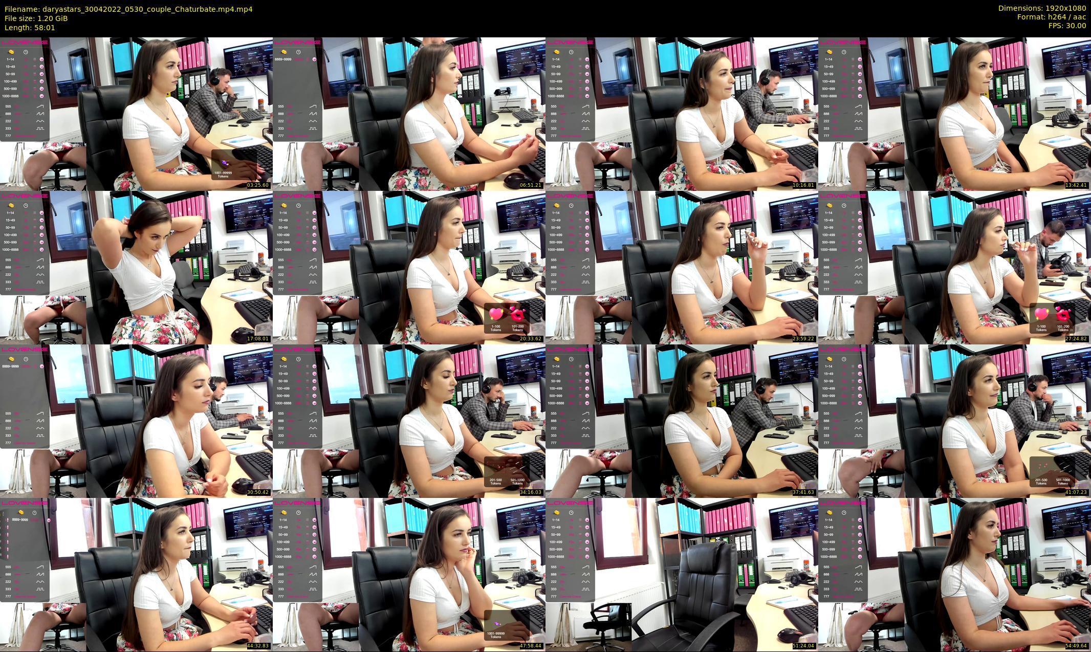 daryastars — 59 minute Chaturbate couple cam show recording, 1080p, Apr 30, 2022