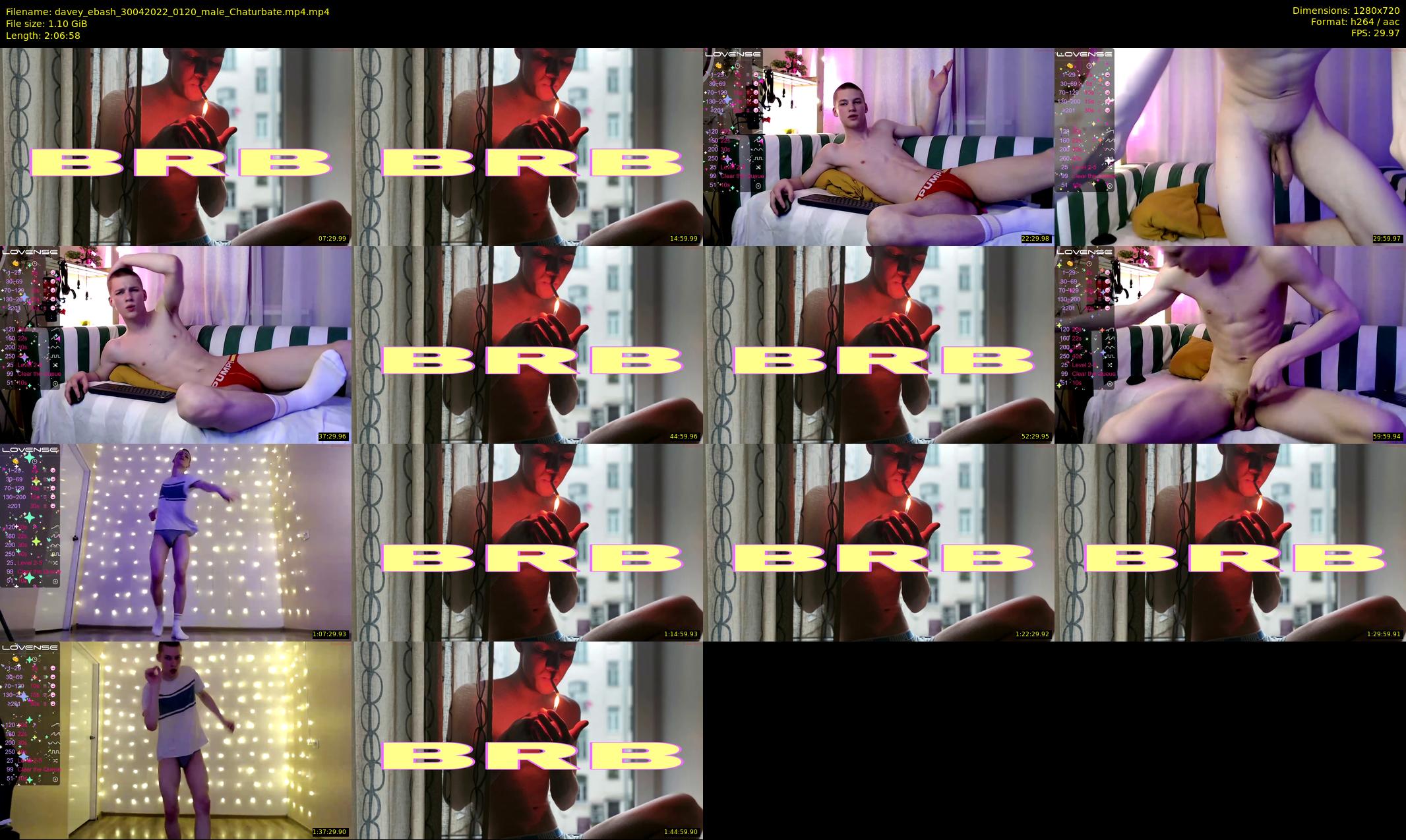 davey_ebash — 127 minute Chaturbate male cam show recording, 720p, Apr 30, 2022