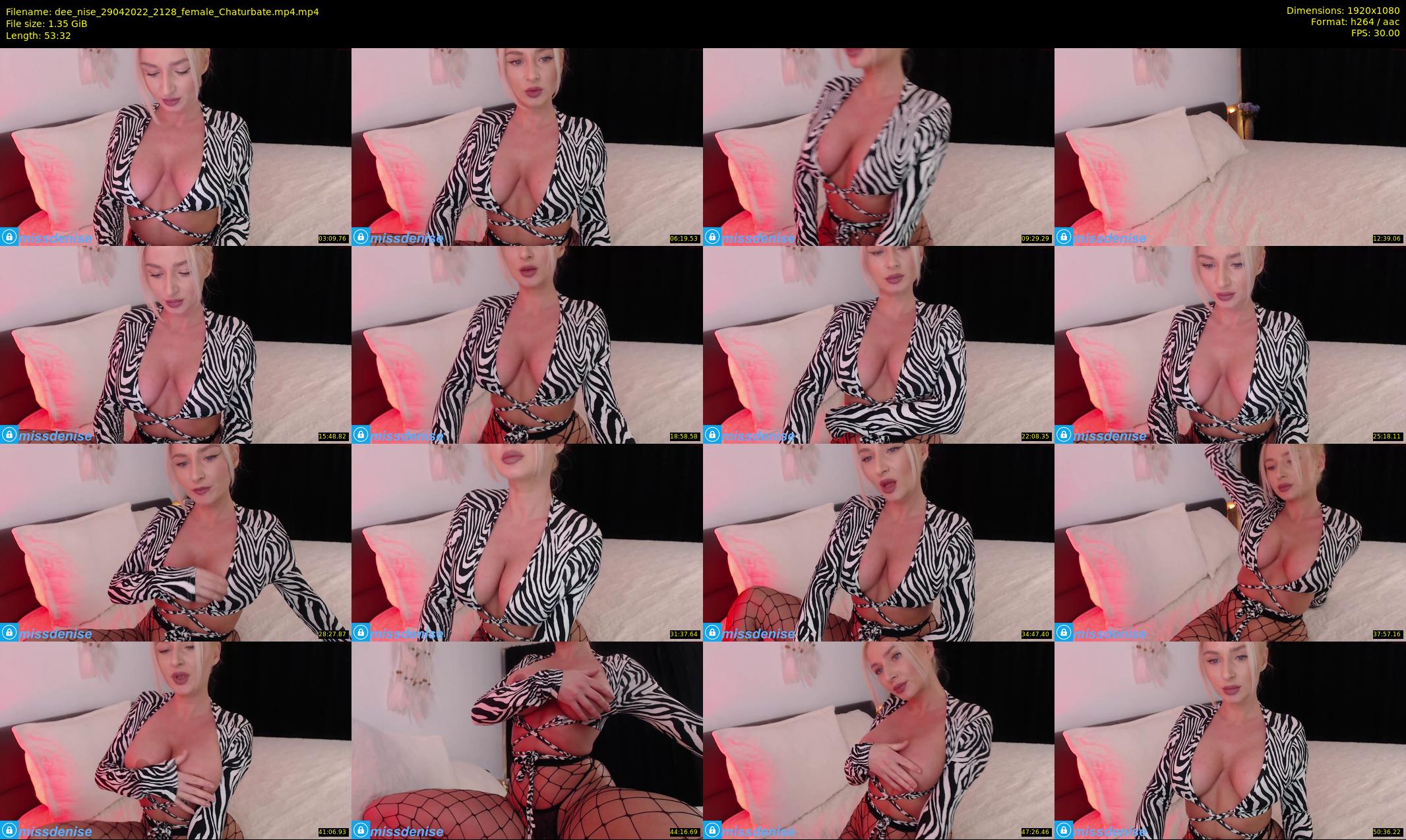 dee_nise — 54 minute Chaturbate female cam show recording, 1080p, Apr 29, 2022