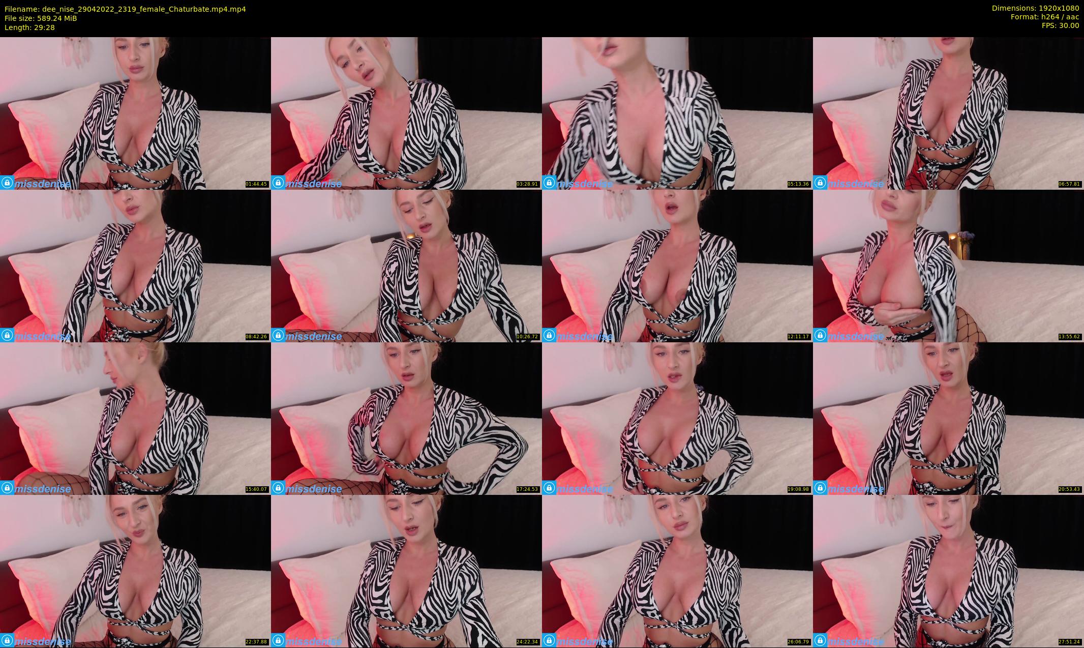 dee_nise — 30 minute Chaturbate female cam show recording, 1080p, Apr 29, 2022
