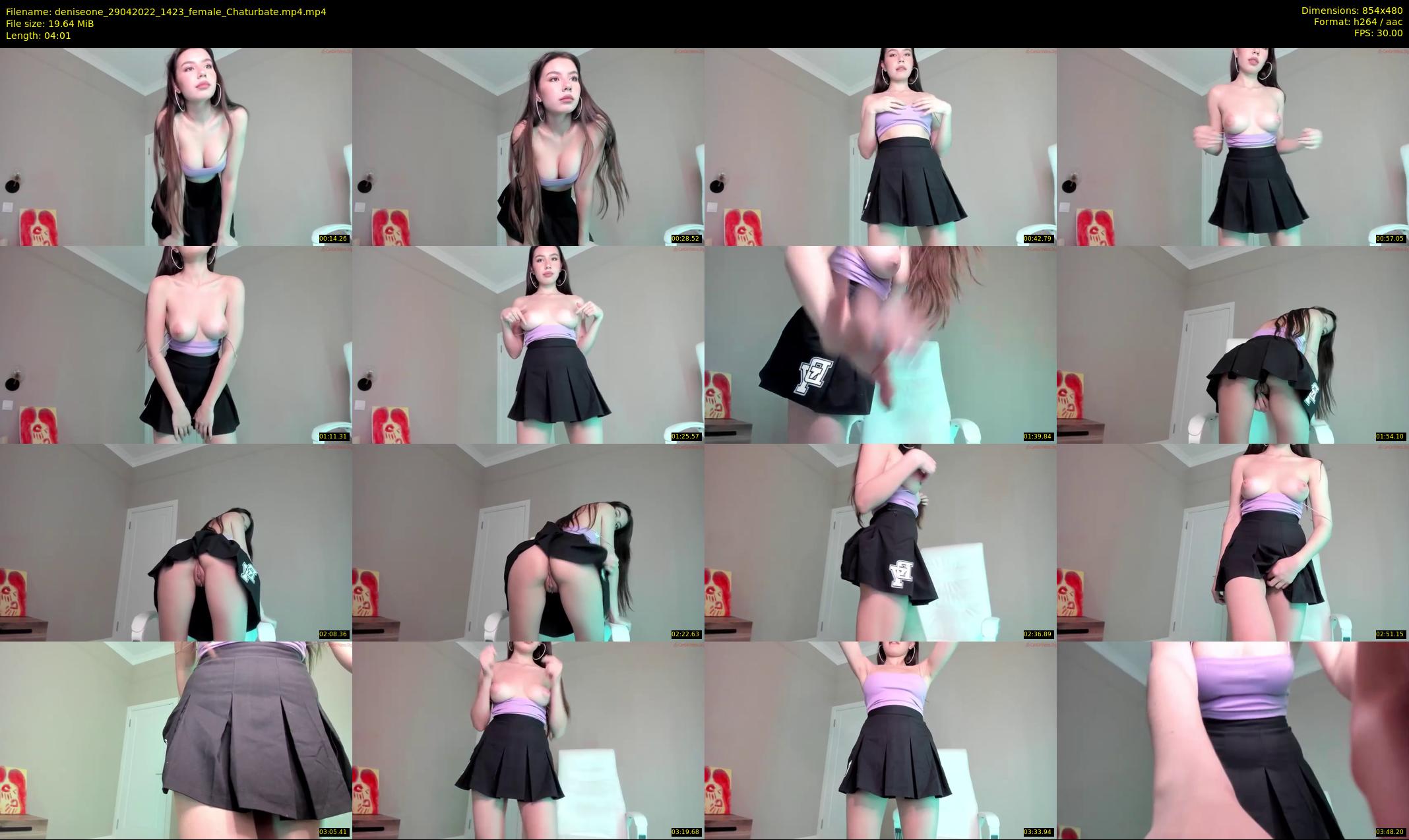 deniseone — 5 minute Chaturbate female cam show recording, 480p, Apr 29, 2022