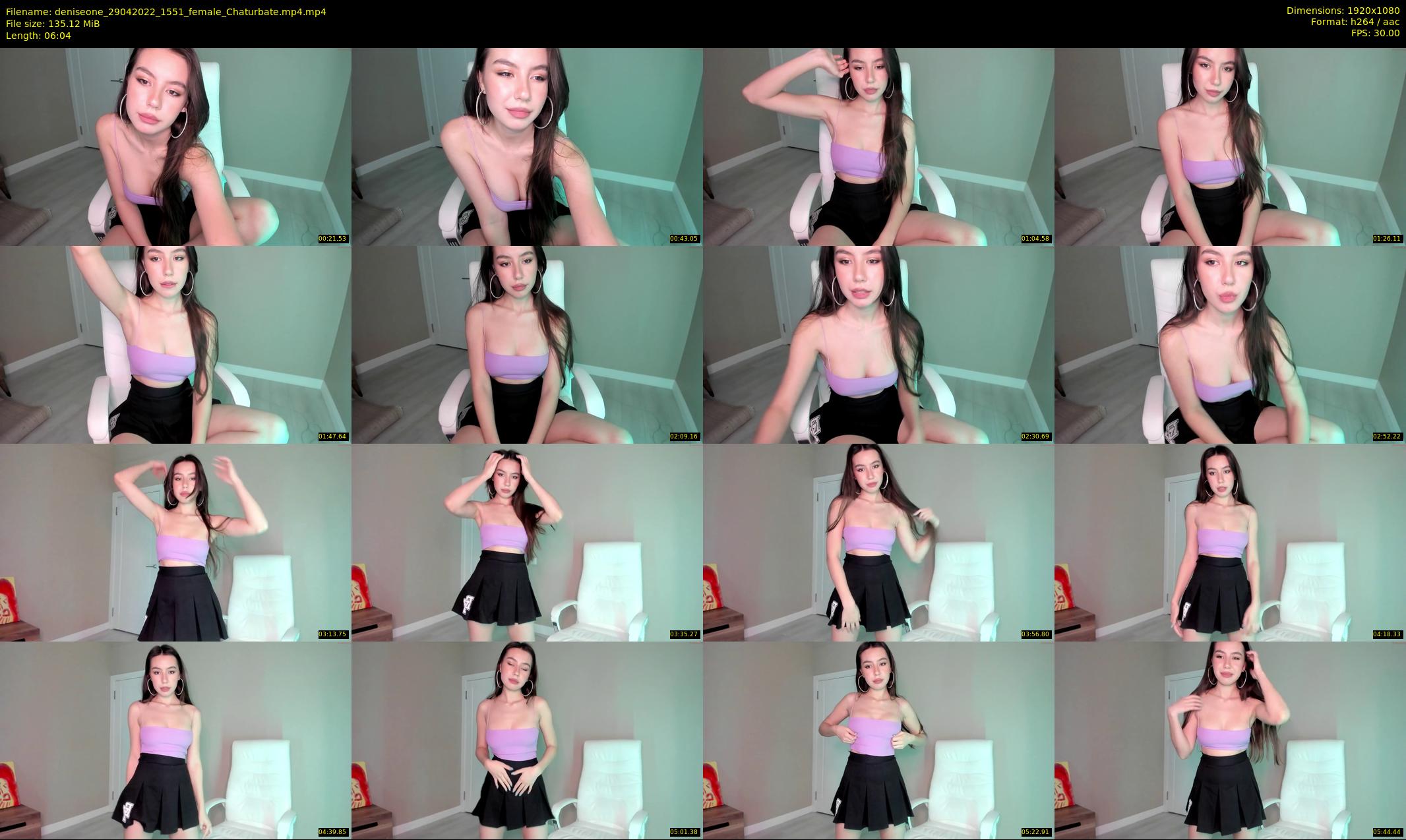 deniseone — 7 minute Chaturbate female cam show recording, 1080p, Apr 29, 2022