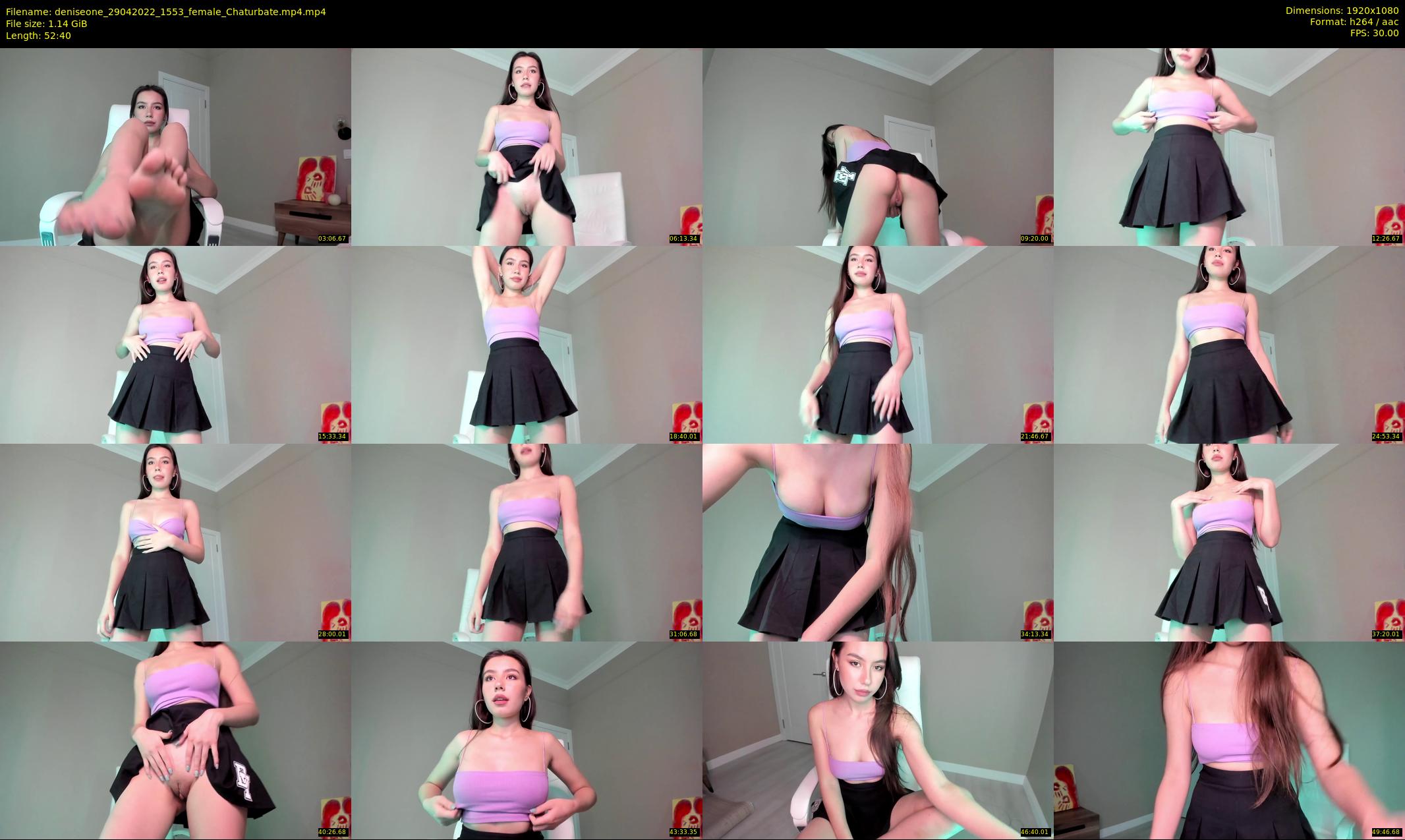 deniseone — 53 minute Chaturbate female cam show recording, 1080p, Apr 29, 2022