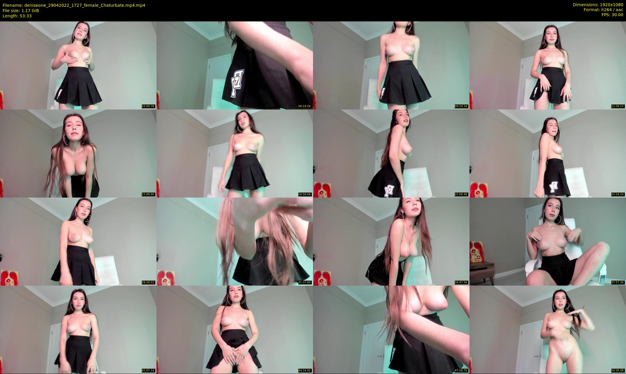 deniseone — 54 minute Chaturbate female cam show recording, 1080p, Apr 29, 2022