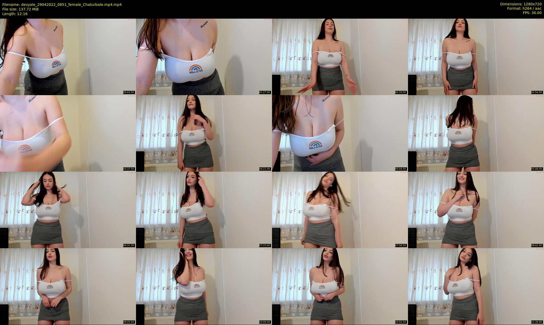 devyale — 13 minute Chaturbate female cam show recording, 720p, Apr 29, 2022